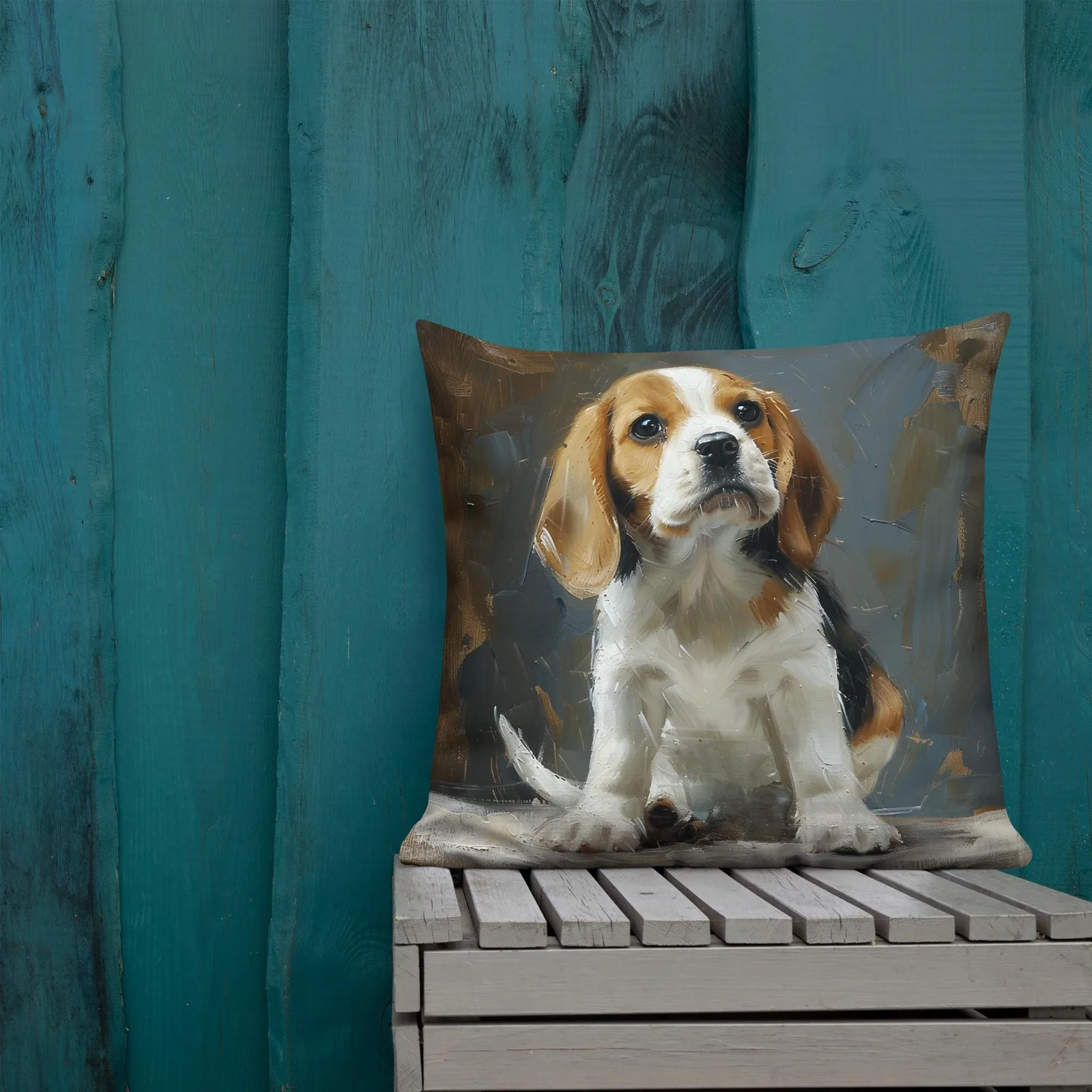 Adorable Beagle Puppy Throw Pillow: Cozy Dog Lover Home Decor, photo 7