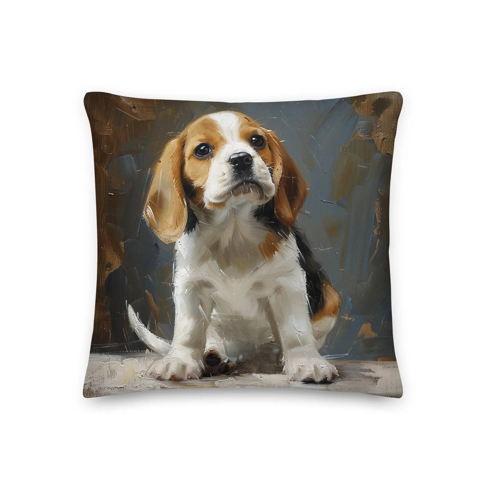 Adorable Beagle Puppy Throw Pillow: Cozy Dog Lover Home Decor, photo 4