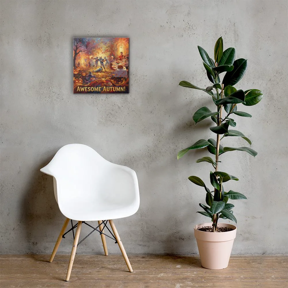 Autumn Canvas Print: Halloween, Football, Thanksgiving Art, photo 5