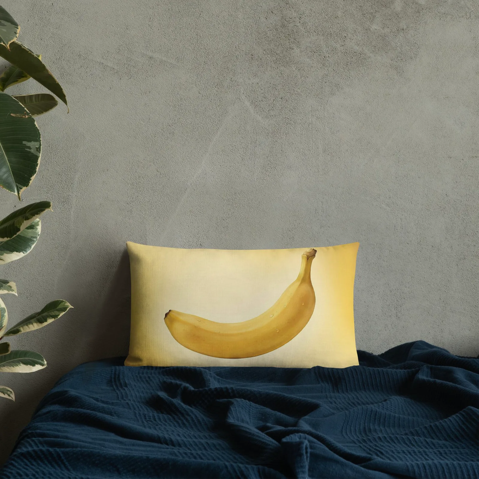 Banana Lumbar Pillow: Tropical Summer Sunshine Decor, photo 7