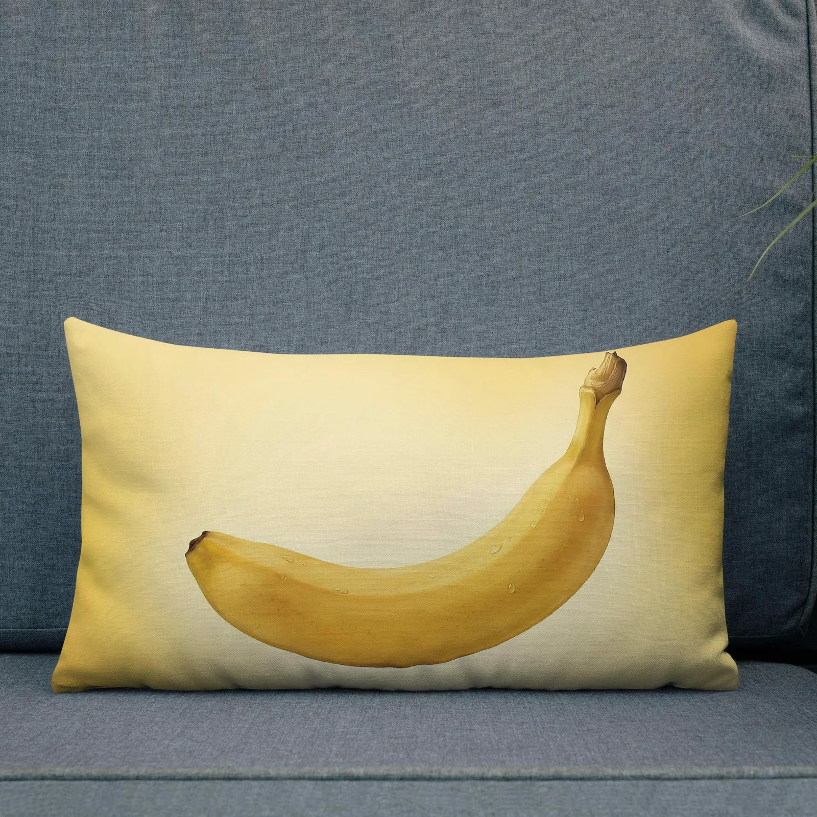 Banana Lumbar Pillow: Tropical Summer Sunshine Decor, photo 10