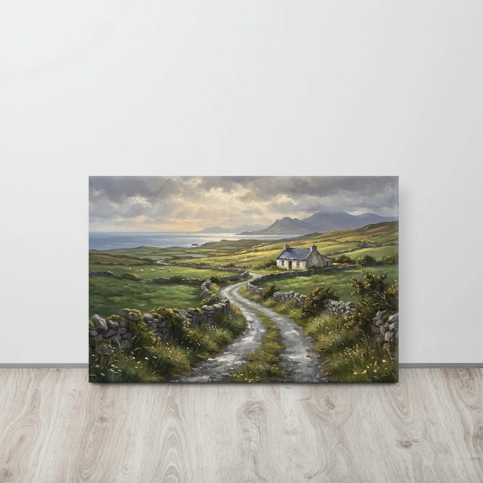 Connemara Ireland Thin Canvas: Irish Coastal Landscape Decor Wall Art, photo 4