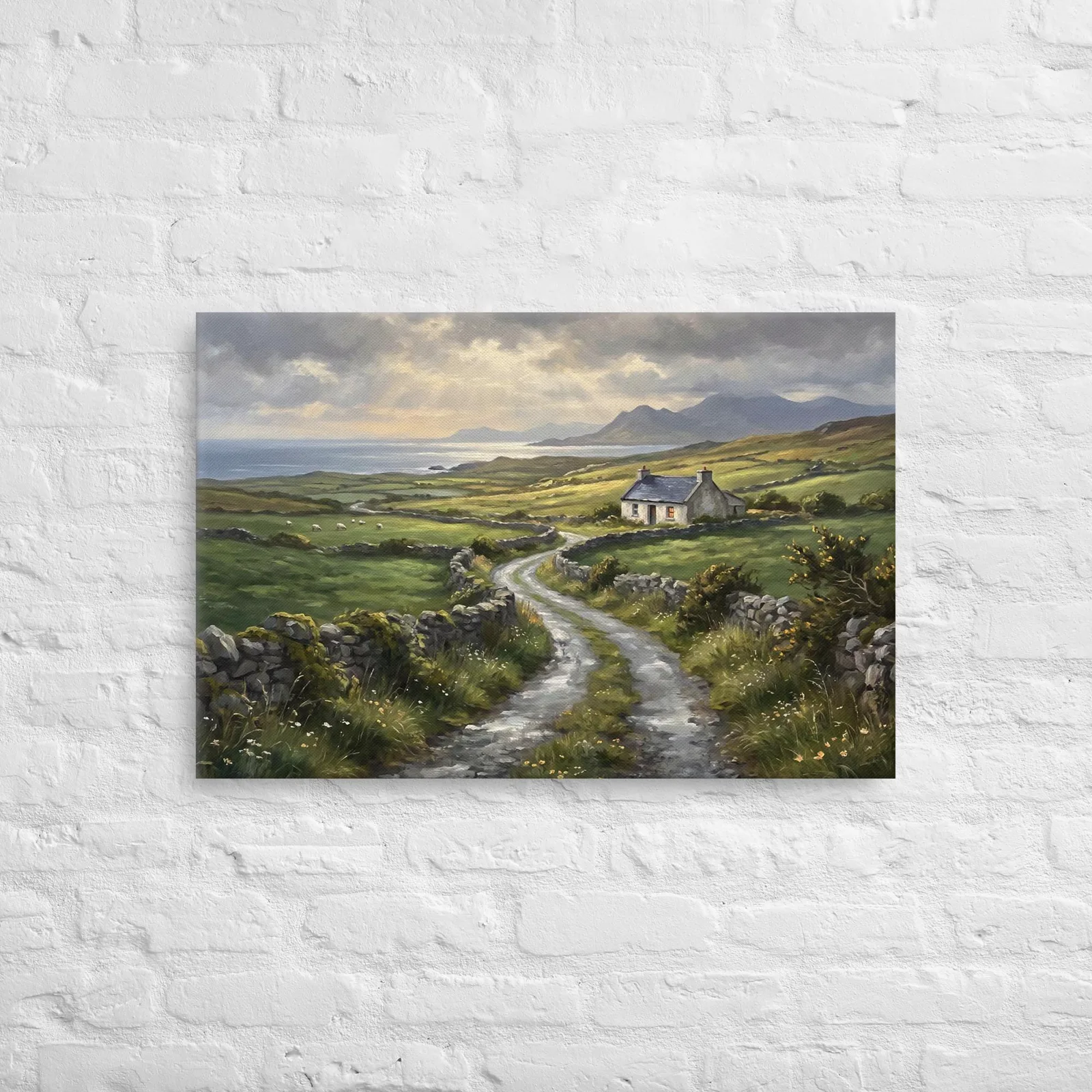 Connemara Ireland Thin Canvas: Irish Coastal Landscape Decor Wall Art, photo 2