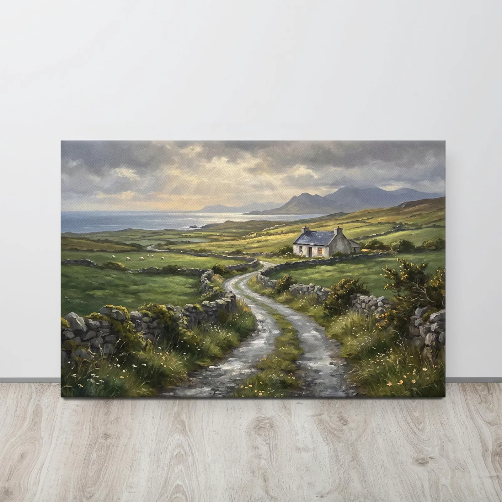 Connemara Ireland Thin Canvas: Irish Coastal Landscape Decor Wall Art, photo 5