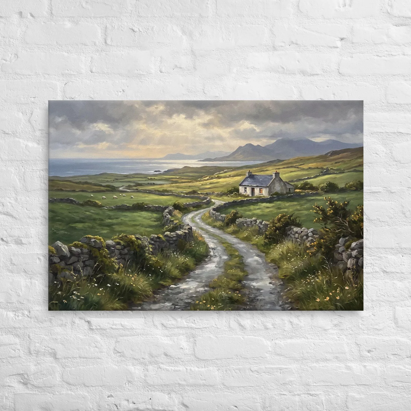 Connemara Ireland Thin Canvas: Irish Coastal Landscape Decor Wall Art, photo 3