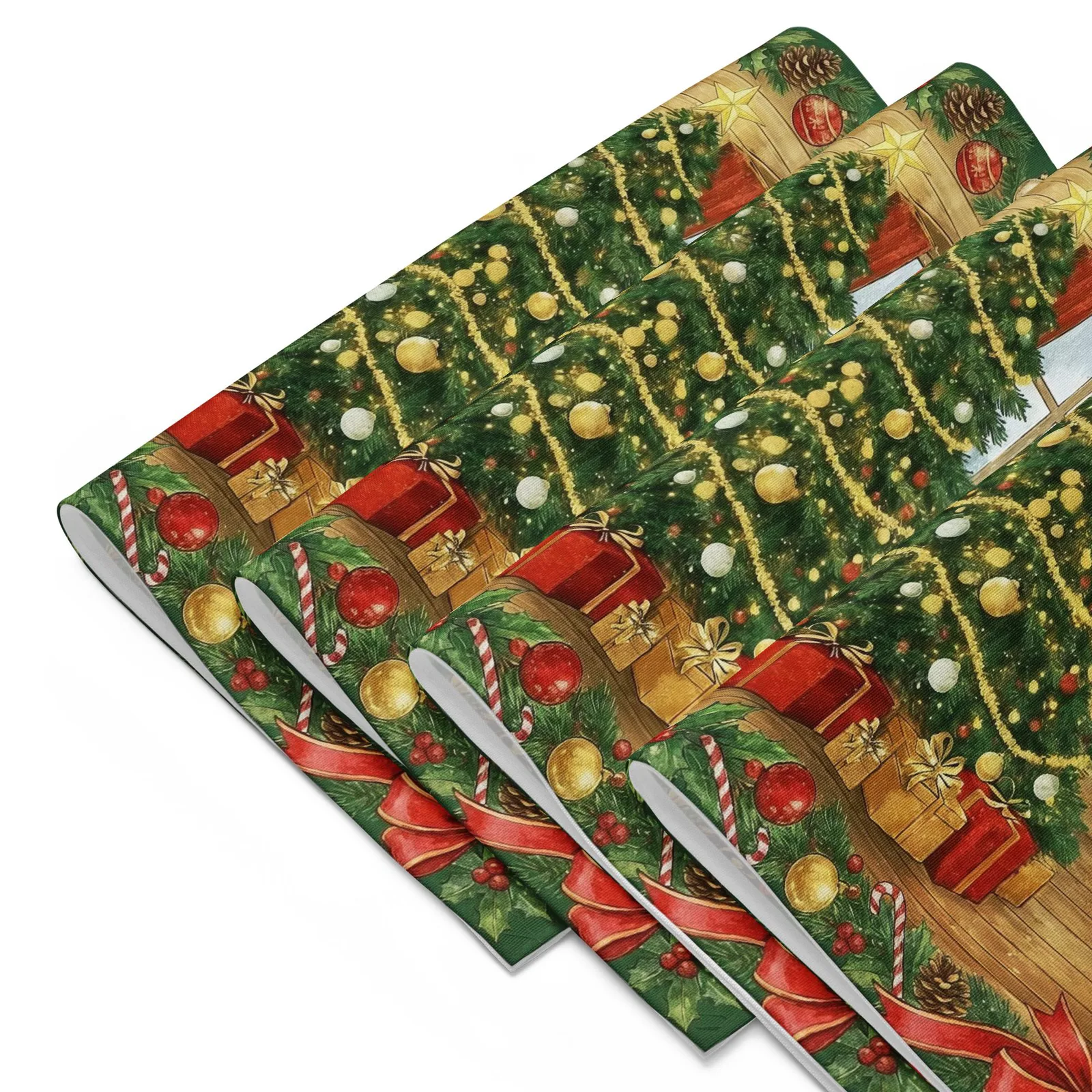 Cozy Christmas Placemat Set of 4: Holiday Table Decor for December Gatherings, photo 3