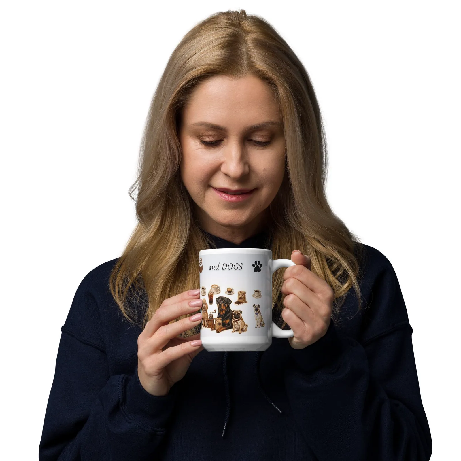 Dog Lover Coffee Mug, Life Coffee Dogs, Ceramic, photo 5
