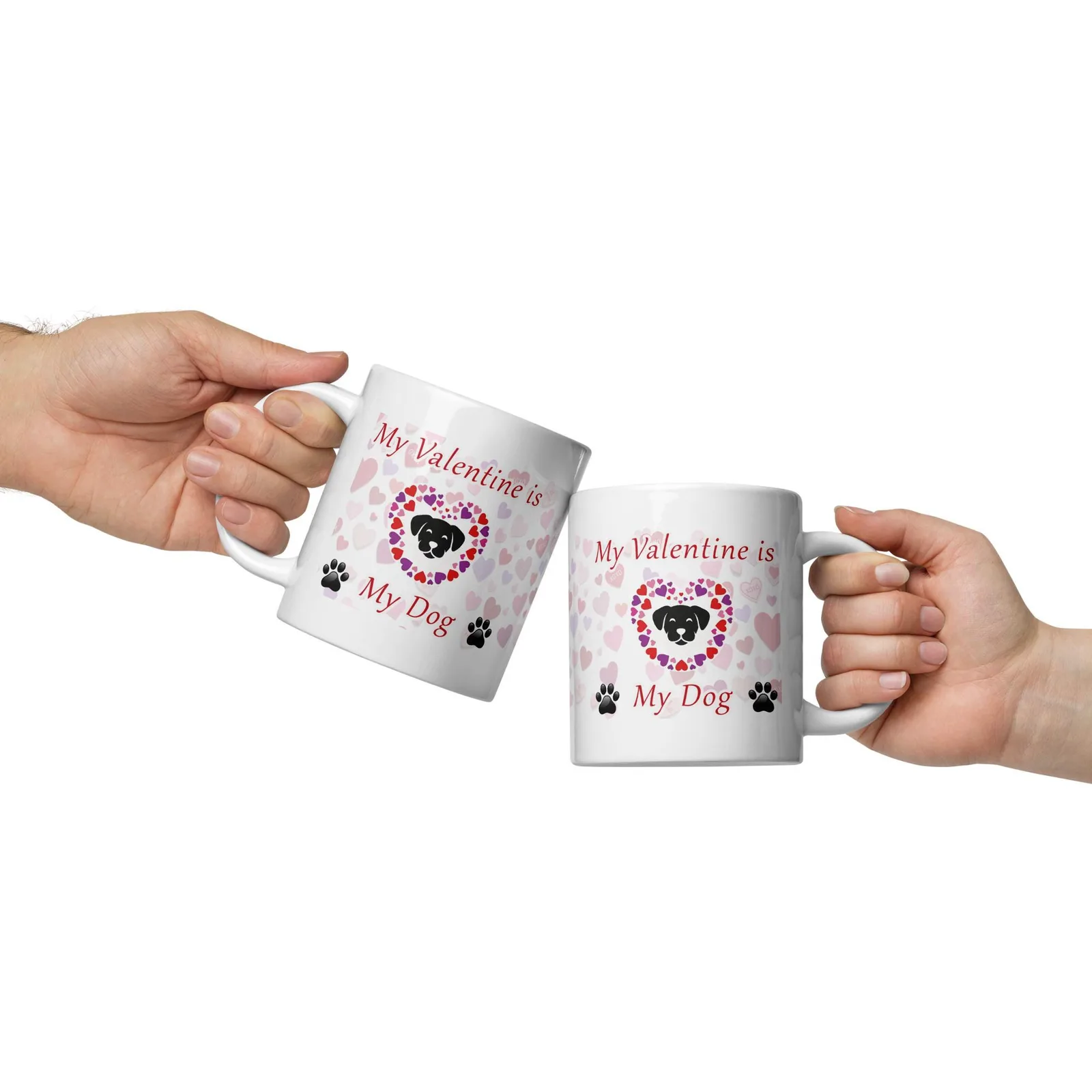 Dog Valentine Ceramic Mug – Gift for Dog Lovers, photo 6