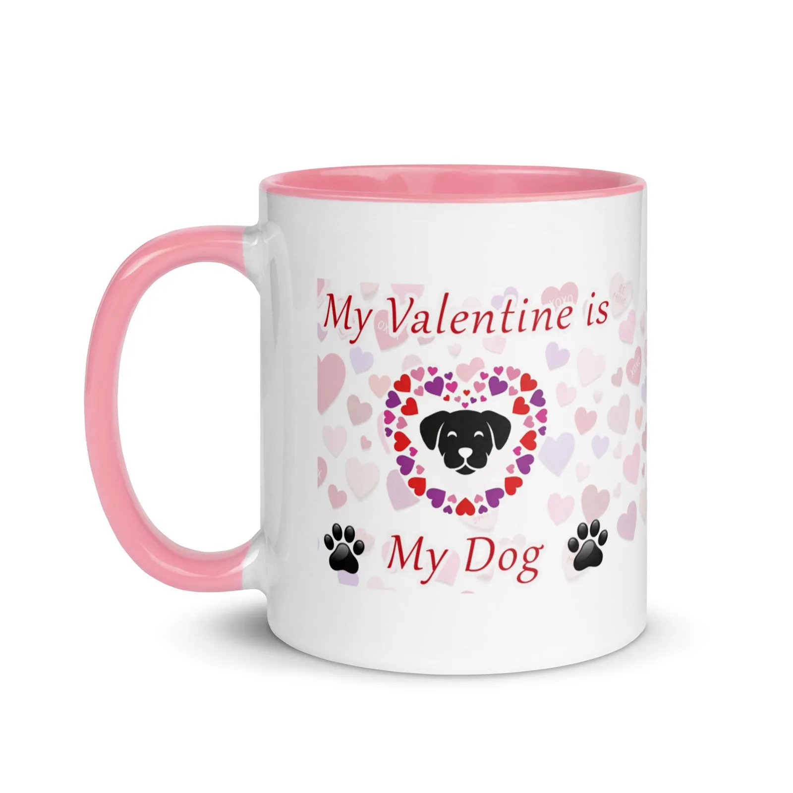 Dog Valentine Ceramic Mug – Gift for Dog Lovers, photo 2