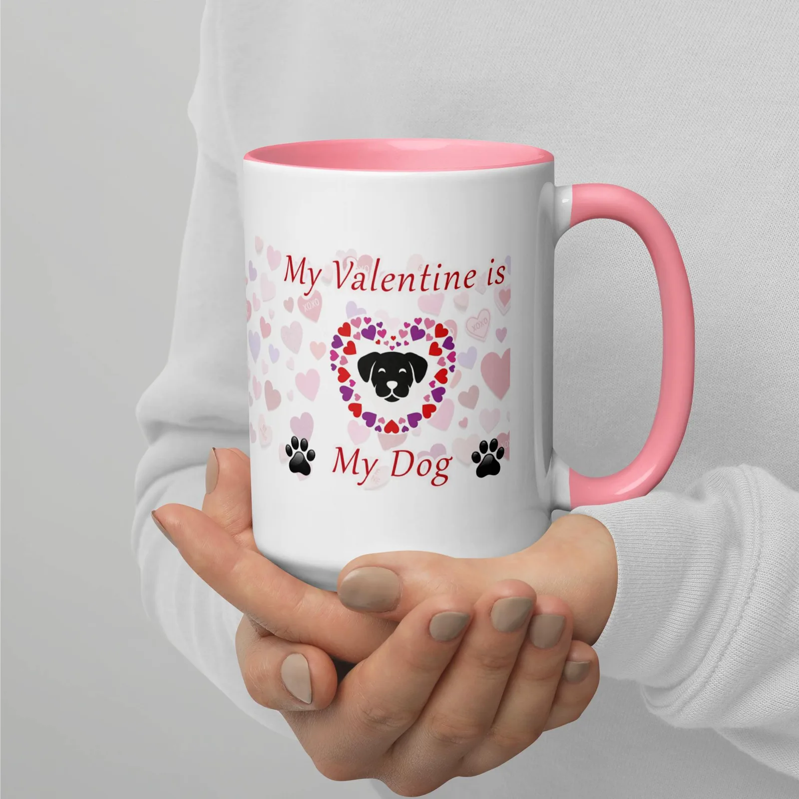 Dog Valentine Ceramic Mug – Gift for Dog Lovers, photo 7