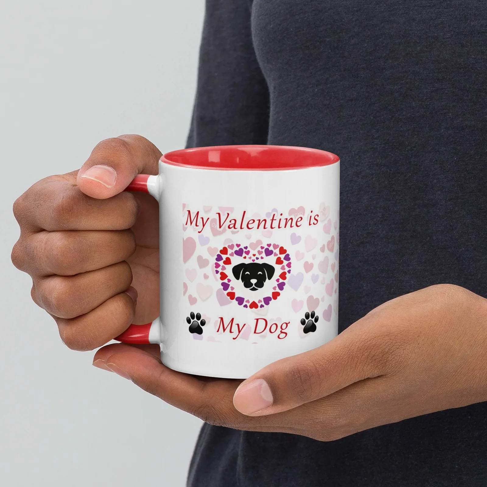 Dog Valentine Ceramic Mug – Gift for Dog Lovers, photo 6