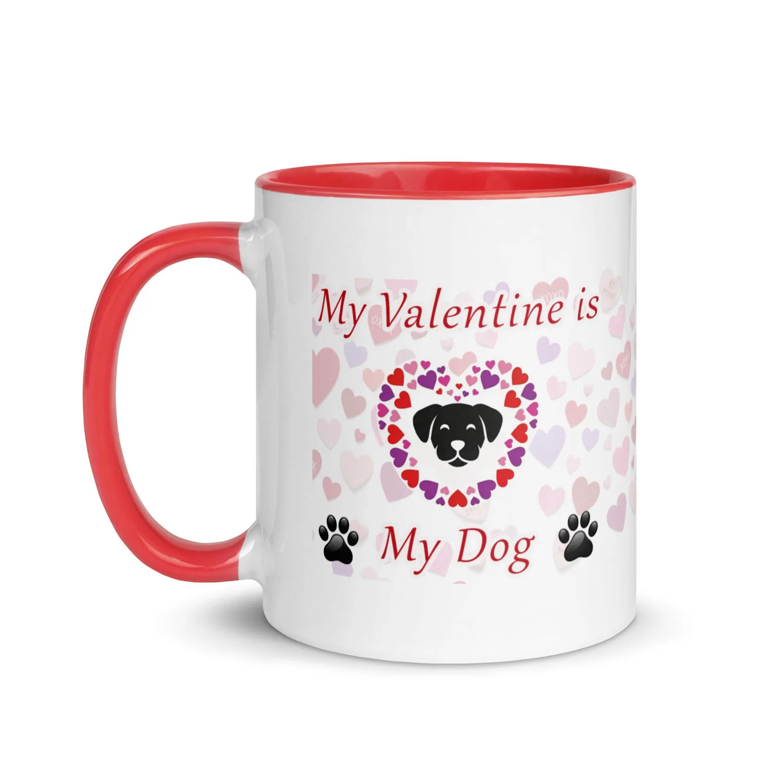 Dog Valentine Ceramic Mug – Gift for Dog Lovers, photo 5