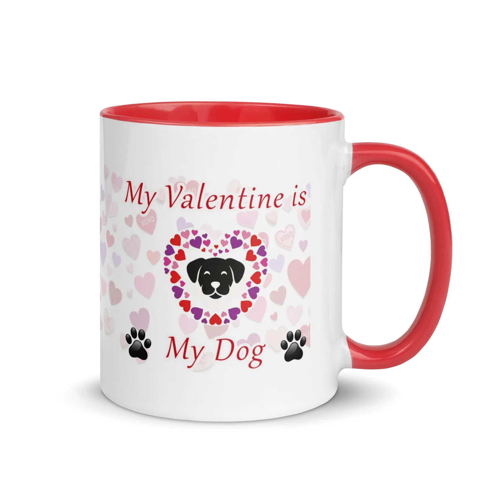Dog Valentine Ceramic Mug – Gift for Dog Lovers, photo 4
