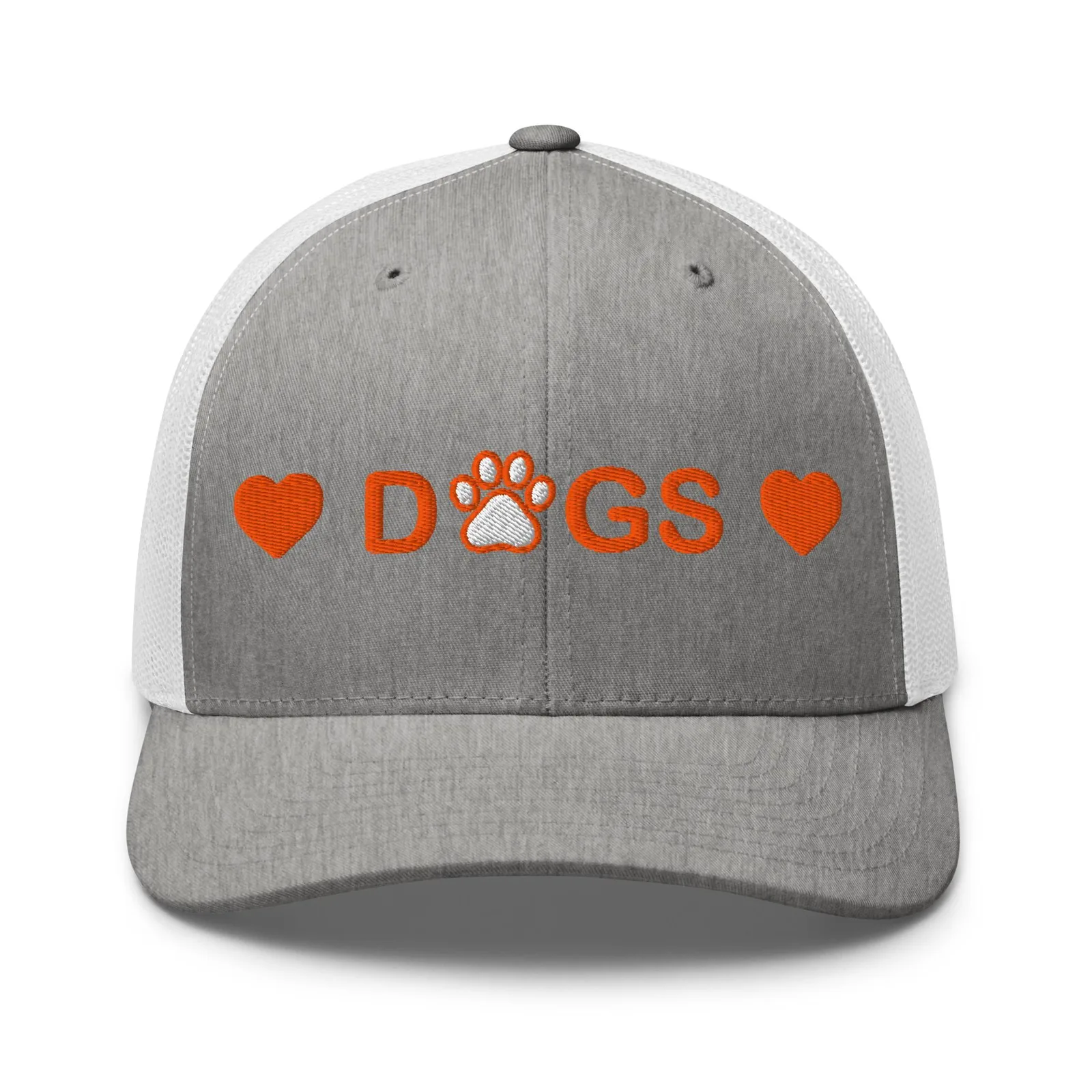 Embroidered Dog Lover Trucker Hat: I Love Dogs Cap, photo 6