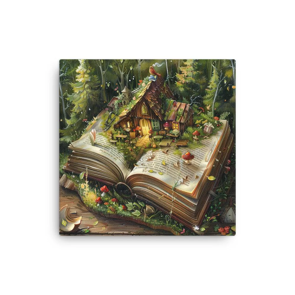 Fairy Tale Cottage Thin Canvas: Book Lover Wall Art, photo 8