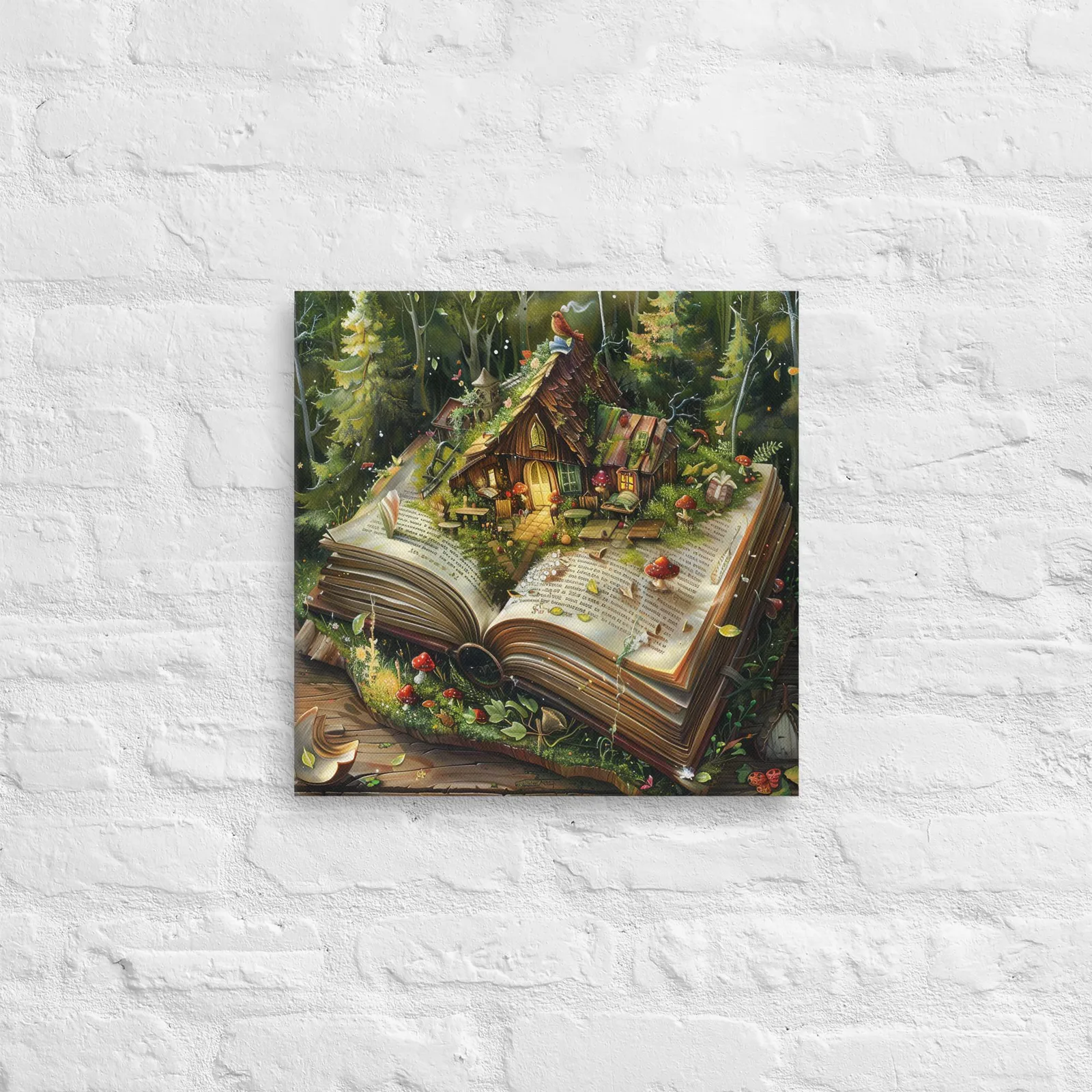 Fairy Tale Cottage Thin Canvas: Book Lover Wall Art, photo 5
