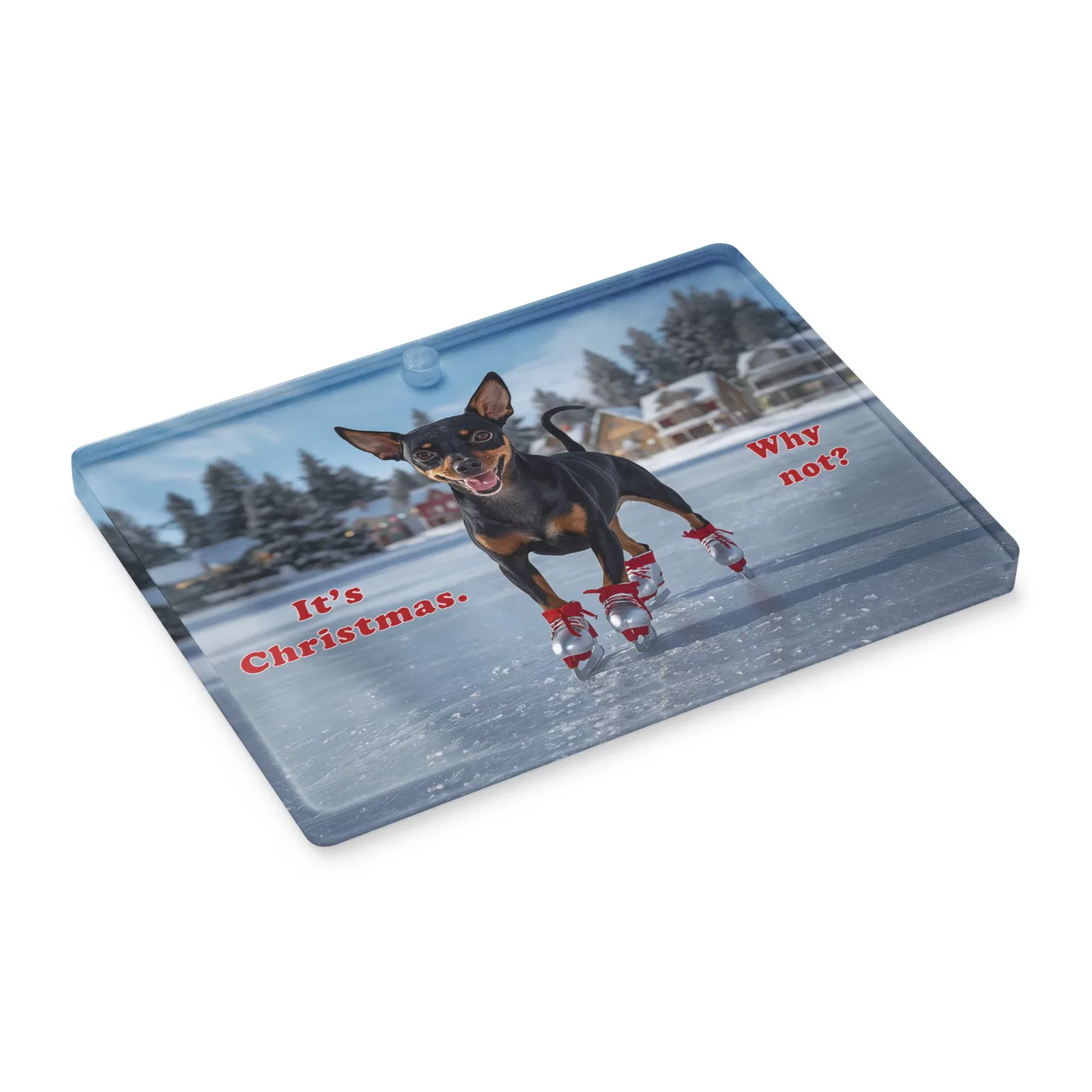 Funny Dog Ornament — Min Pin Holiday Decor, photo 6