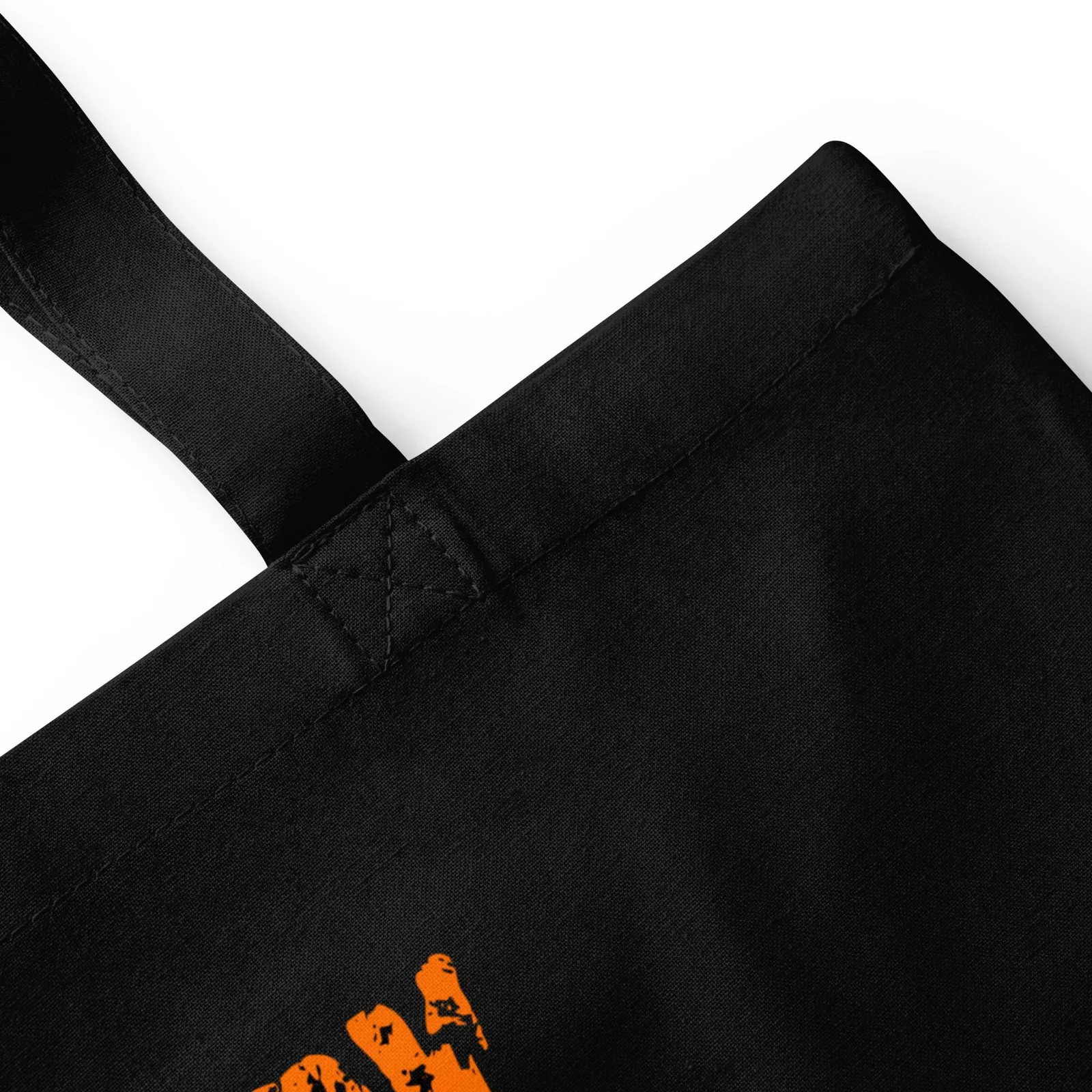 Halloween Reusable Cotton Tote Bag: Jack-o-Lantern Pumpkin Design, photo 2