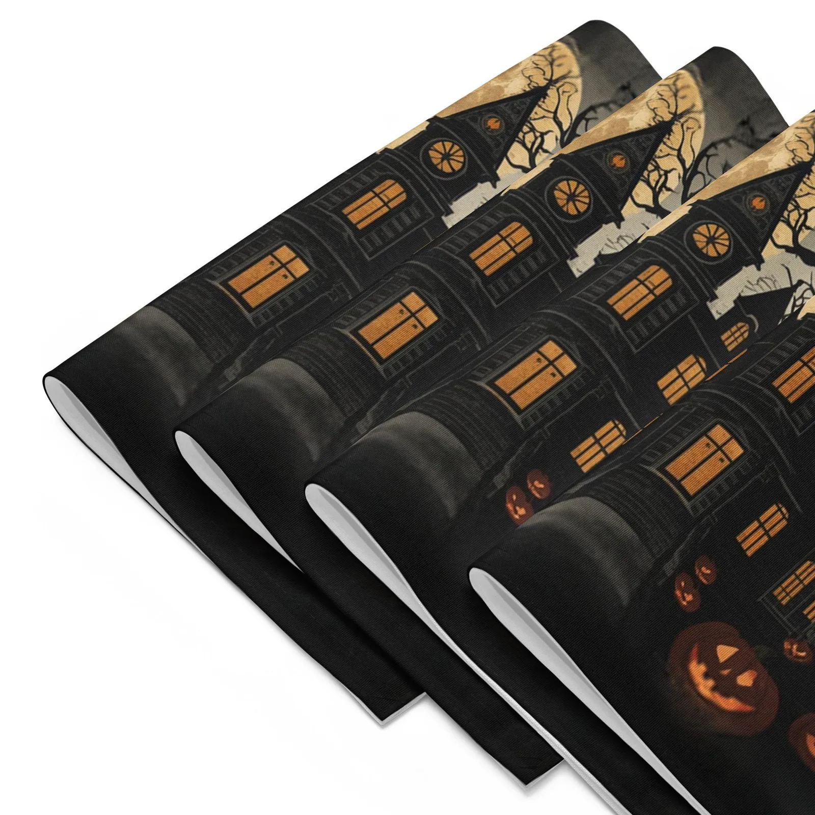 Haunted Mansion Halloween Placemat Set of 4: Spooky Gothic Table Decor, photo 2