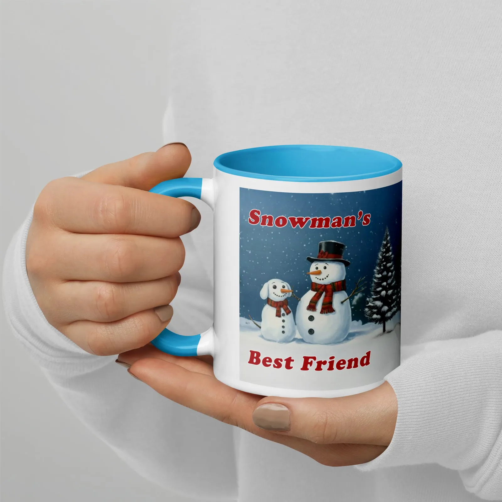Holiday Snowman Coffee Mug: Funny Dog Lover Gift, photo 5
