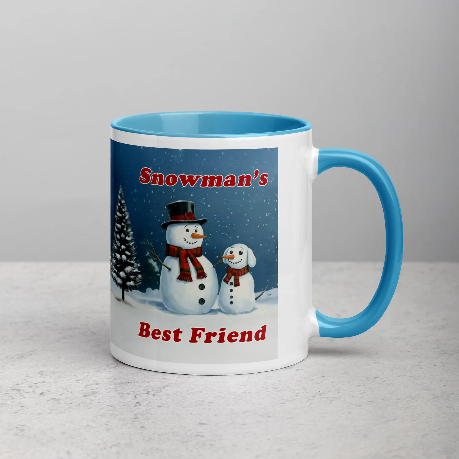 Holiday Snowman Coffee Mug: Funny Dog Lover Gift, photo 3