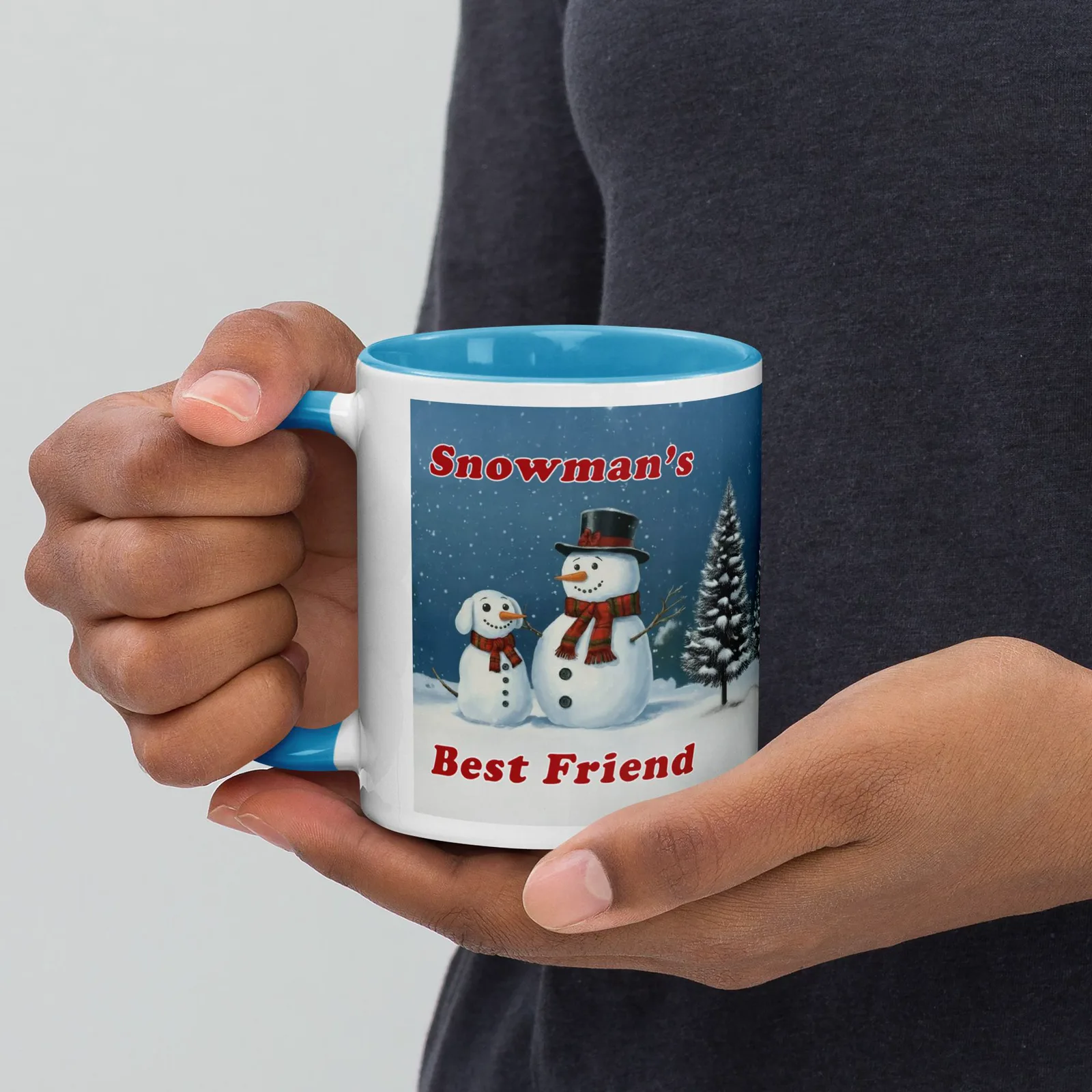 Holiday Snowman Coffee Mug: Funny Dog Lover Gift, photo 4