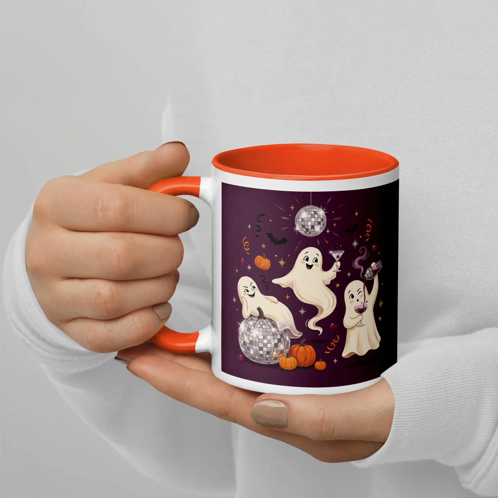 I Love a Good Halloween After-Party Mug: Funny Ghost Party Coffee Mug, photo 2