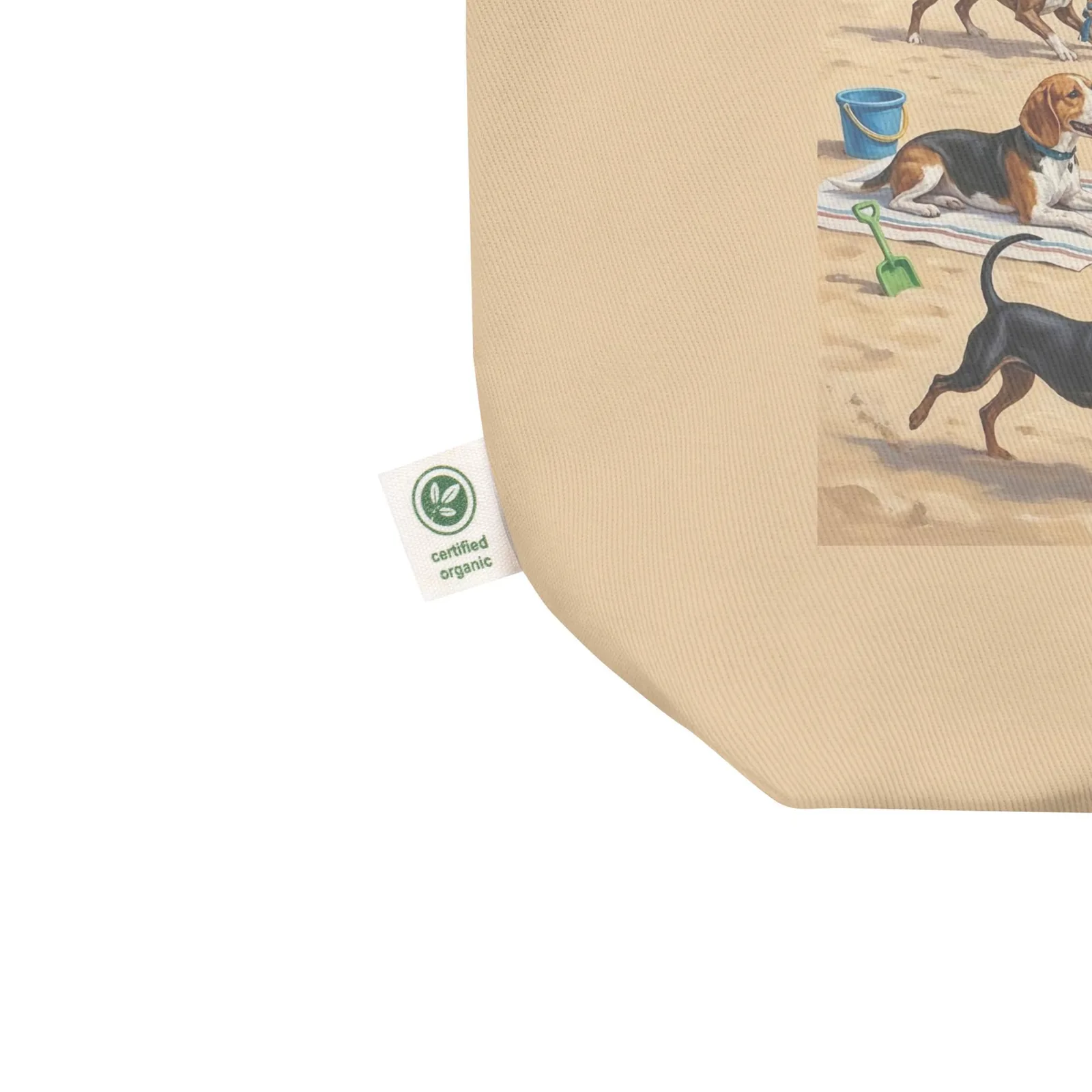 Love Life, Beach, and Dogs Cotton Tote Bag – Practical Everyday Tote for Dog Lovers, photo 5