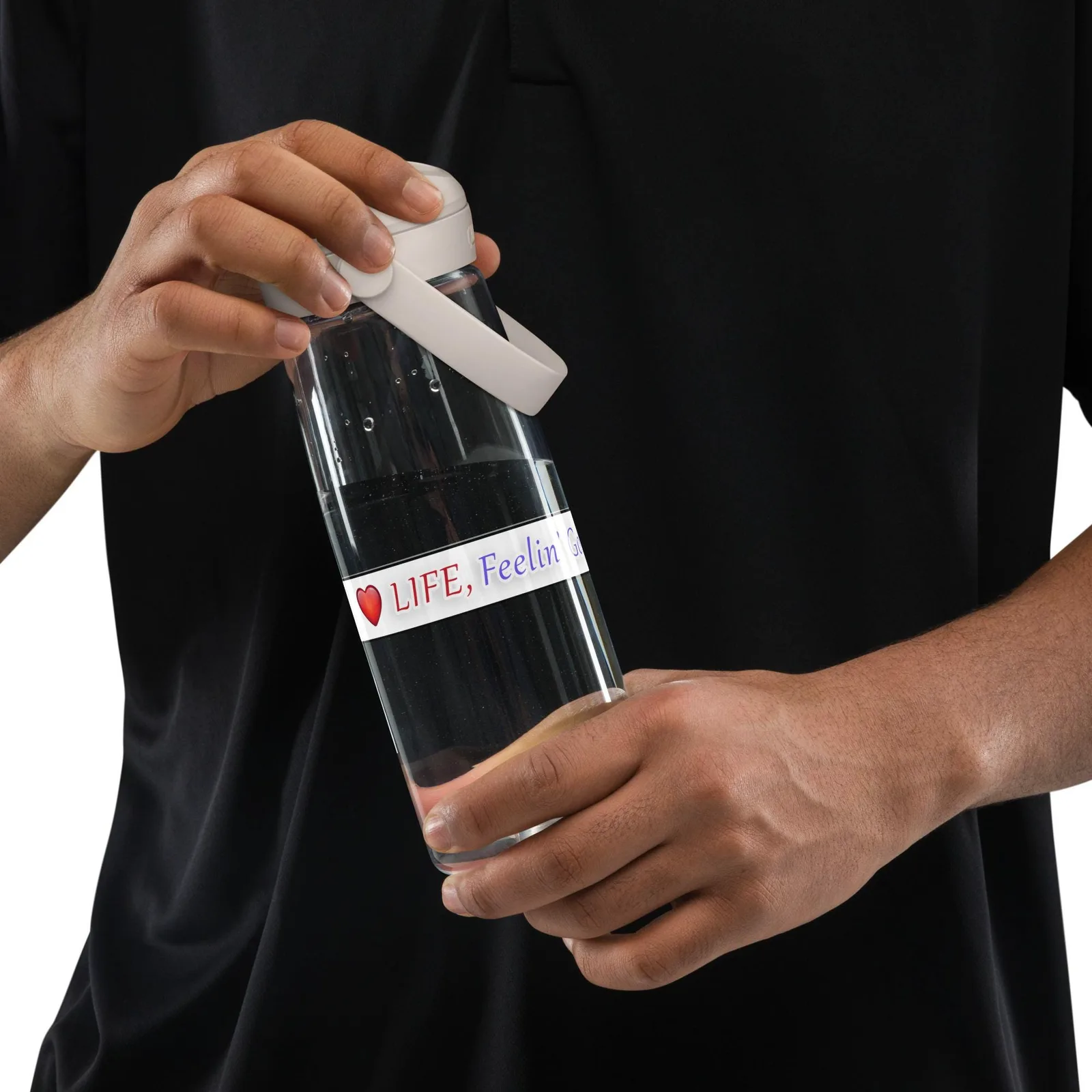 Love LIFE, Feelin' Good and DOGS - Dog Lover CamelBak Water Bottle, photo 2