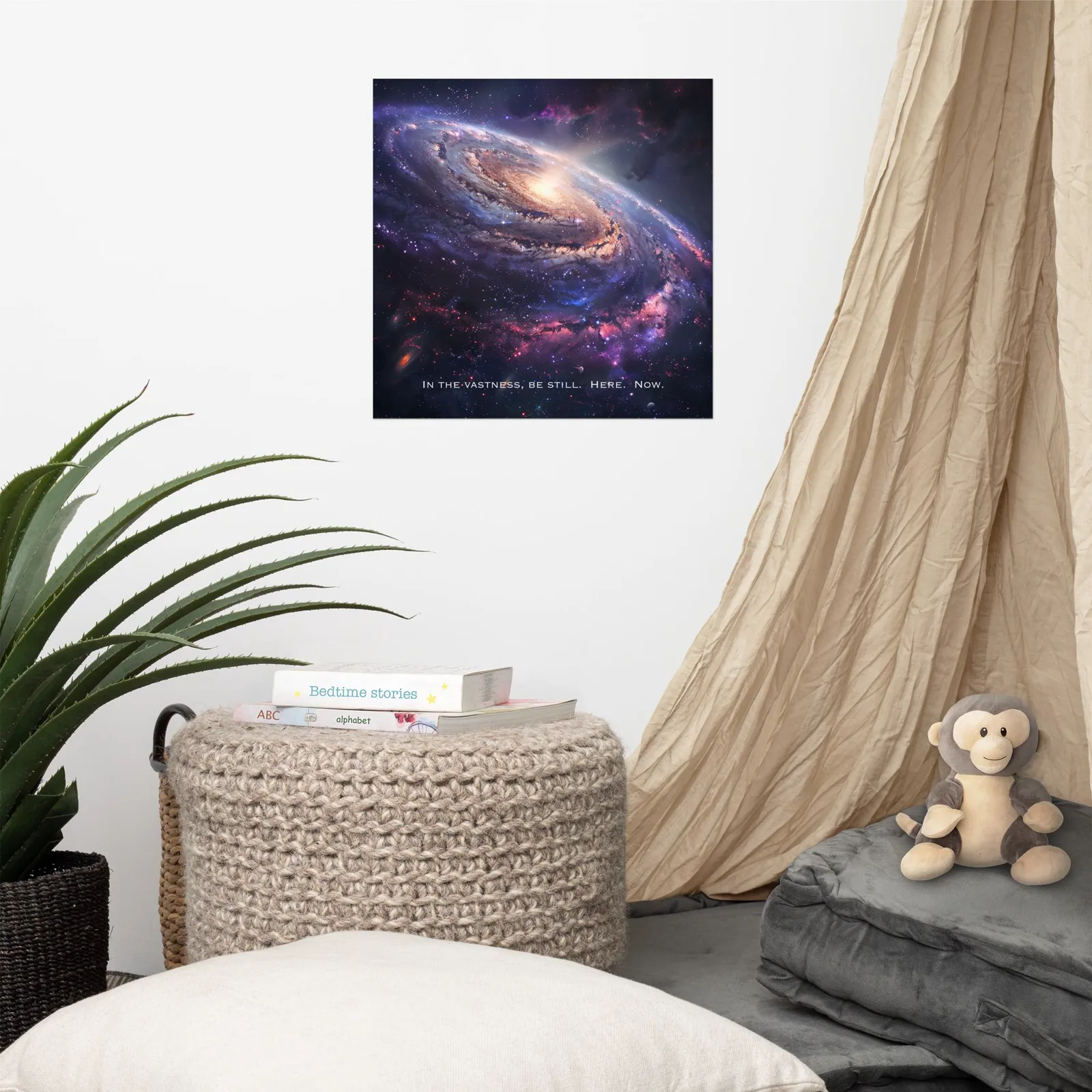 Majestic Galaxy Poster: Mindfulness Quote Wall Art, photo 6