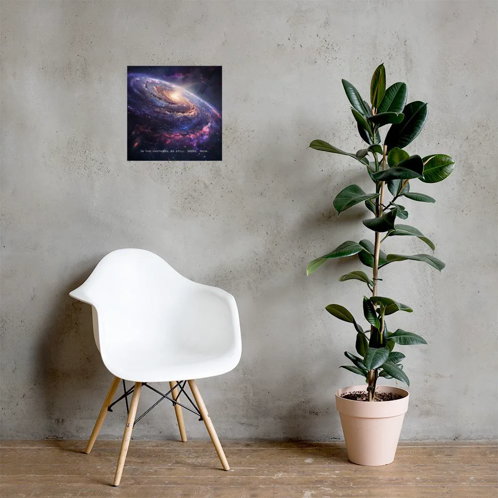 Majestic Galaxy Poster: Mindfulness Quote Wall Art, photo 9