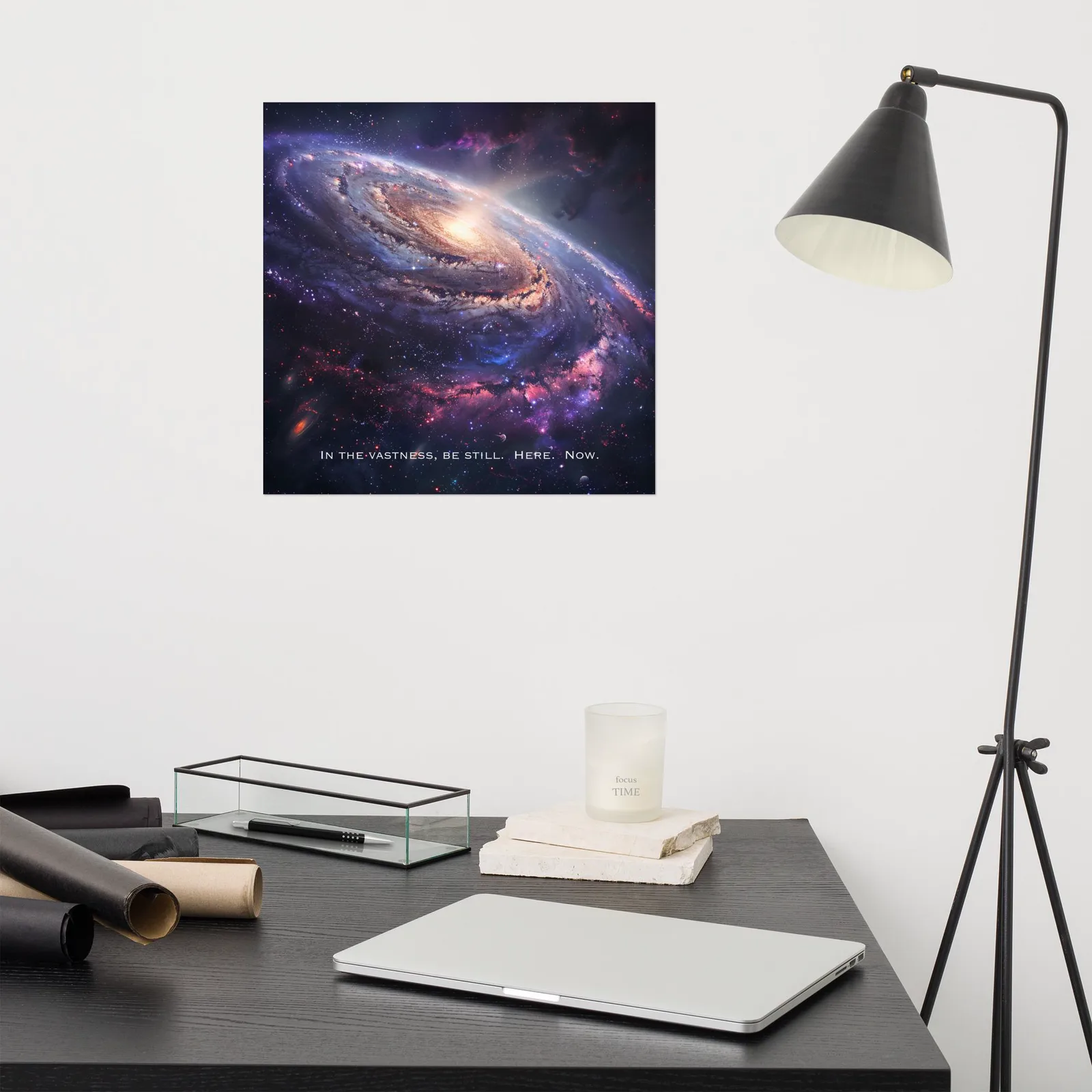 Majestic Galaxy Poster: Mindfulness Quote Wall Art, photo 3