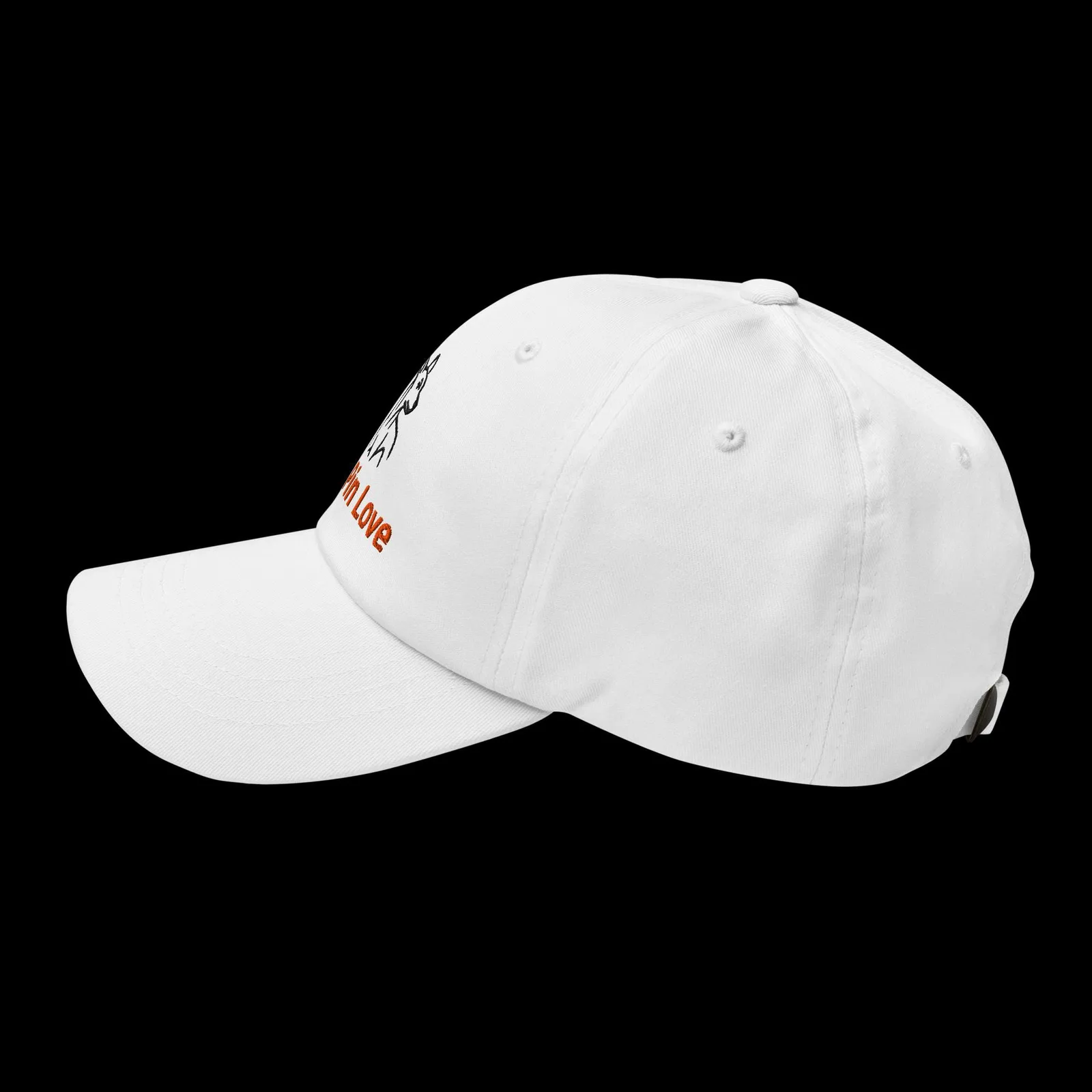 Min Pin Love Dad Hat: Embroidered Dog Lover Cap, photo 5