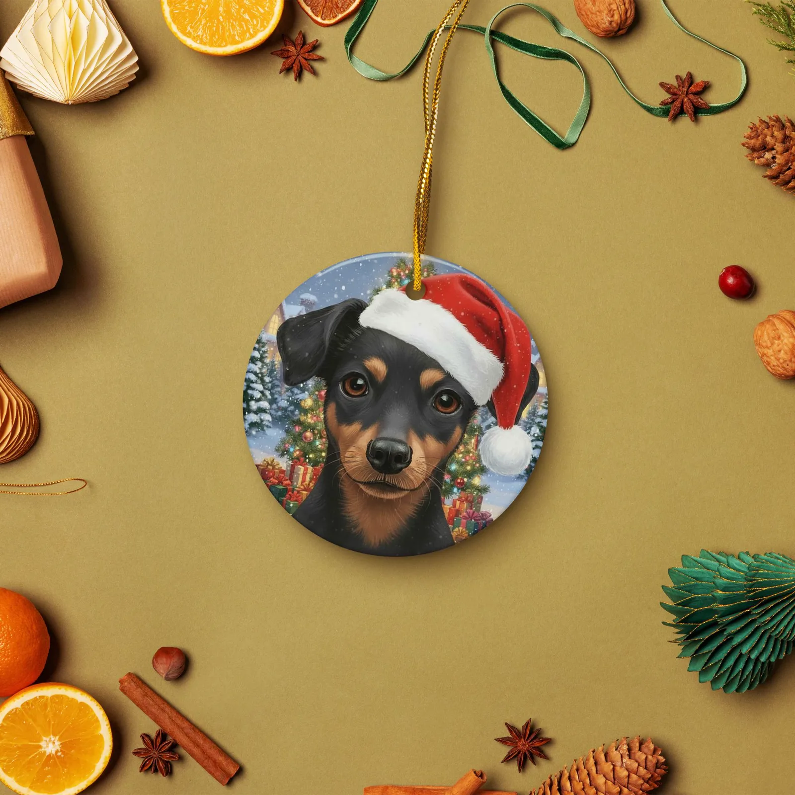 Miniature Pinscher Christmas Ornament: Festive Dog Lover Holiday Decor, photo 5