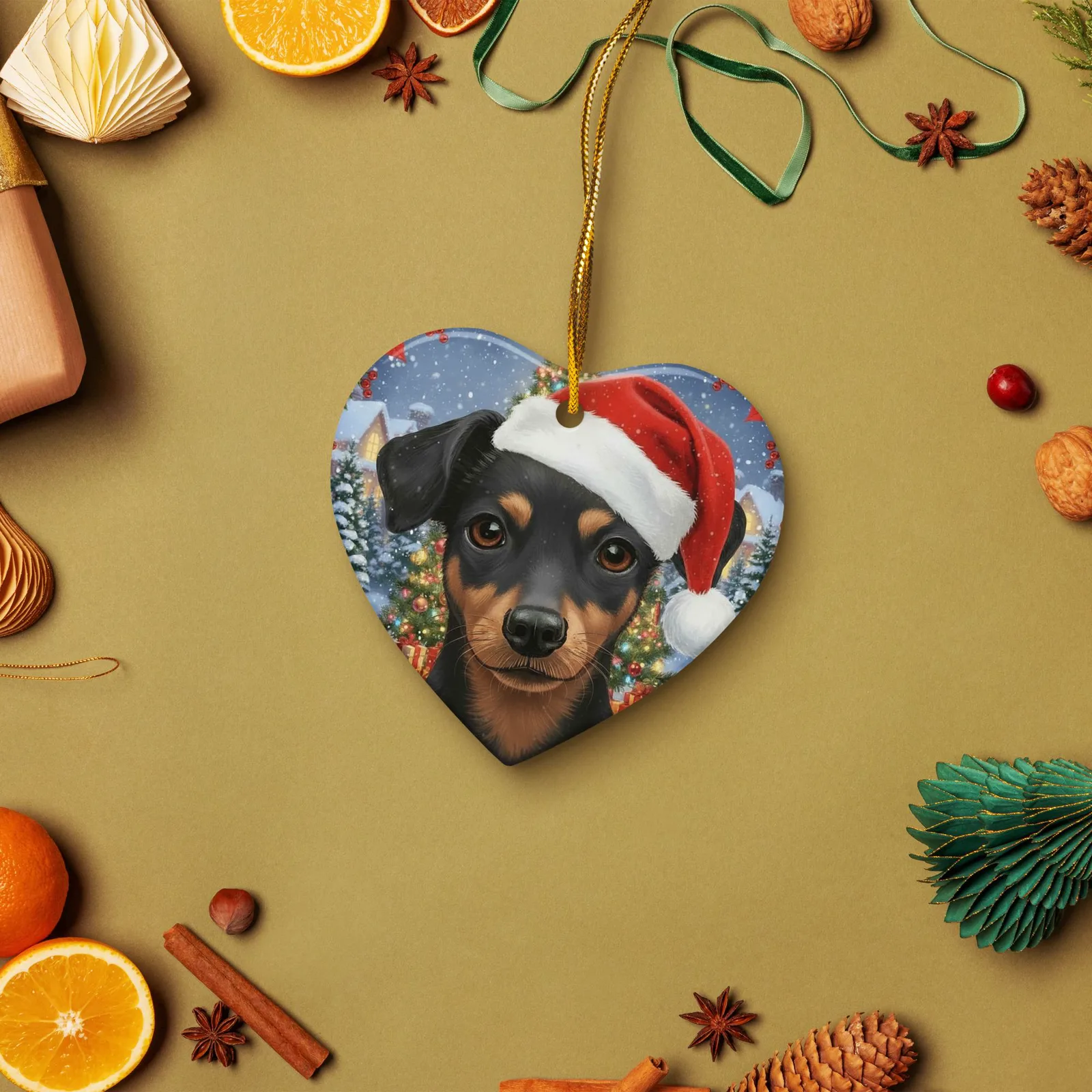 Miniature Pinscher Christmas Ornament: Festive Dog Lover Holiday Decor, photo 6