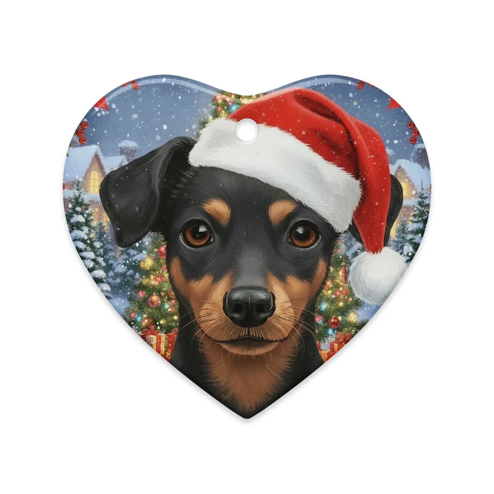 Miniature Pinscher Christmas Ornament: Festive Dog Lover Holiday Decor, photo 2