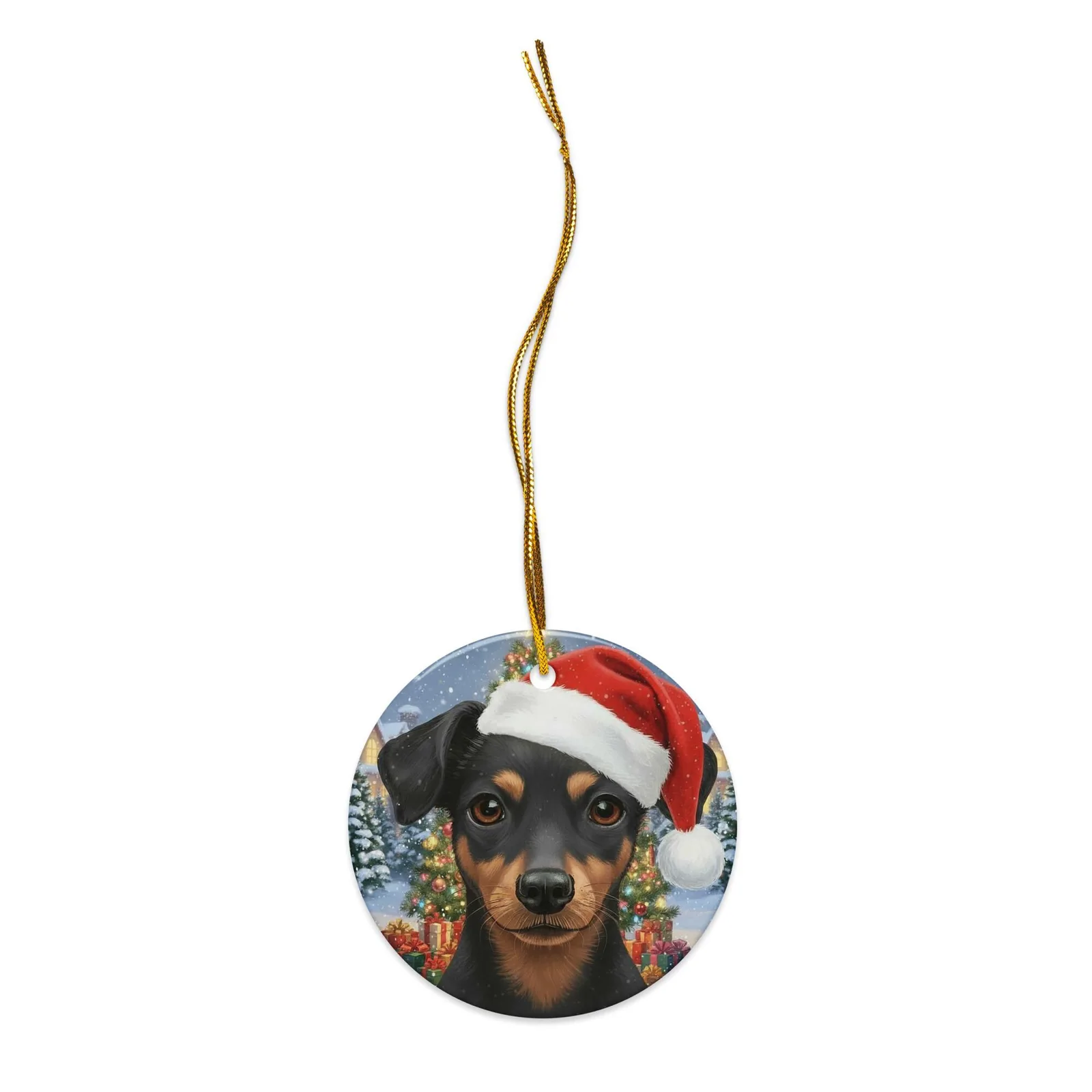 Miniature Pinscher Christmas Ornament: Festive Dog Lover Holiday Decor, photo 3