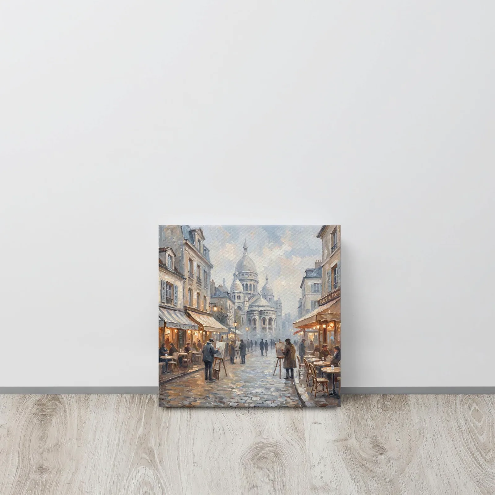 Montmartre Paris Canvas: Sacré Cœur, Place du Tertre French Impressionist Wall Art, photo 7