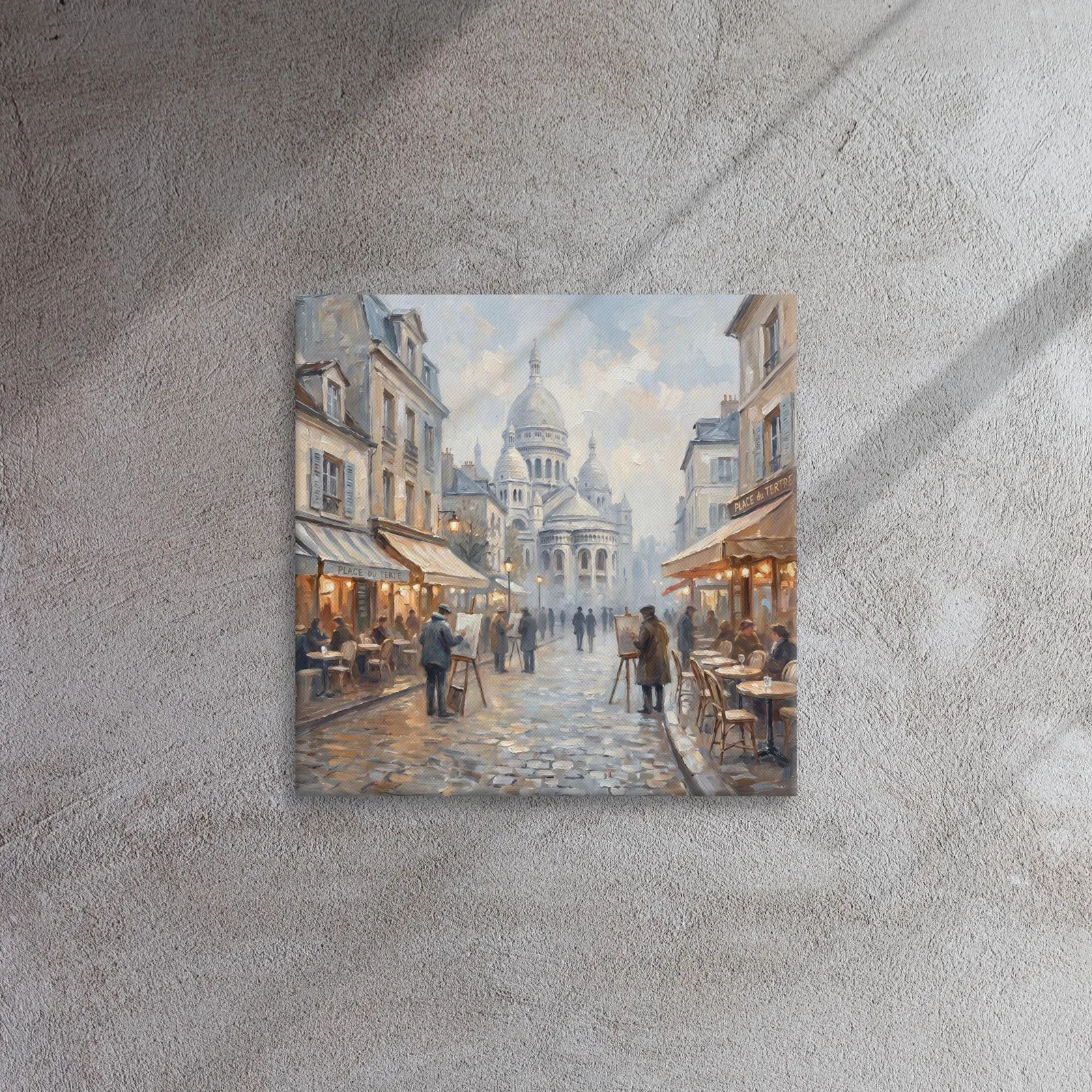 Montmartre Paris Canvas: Sacré Cœur, Place du Tertre French Impressionist Wall Art, photo 6