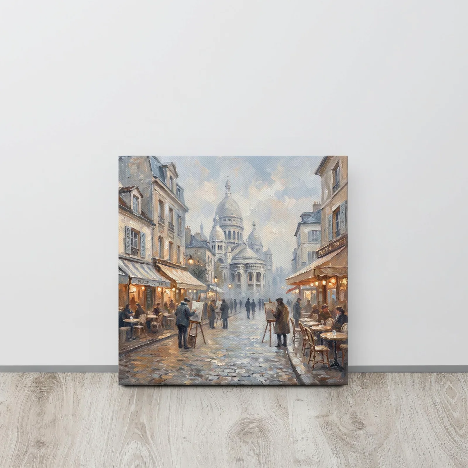 Montmartre Paris Canvas: Sacré Cœur, Place du Tertre French Impressionist Wall Art, photo 8