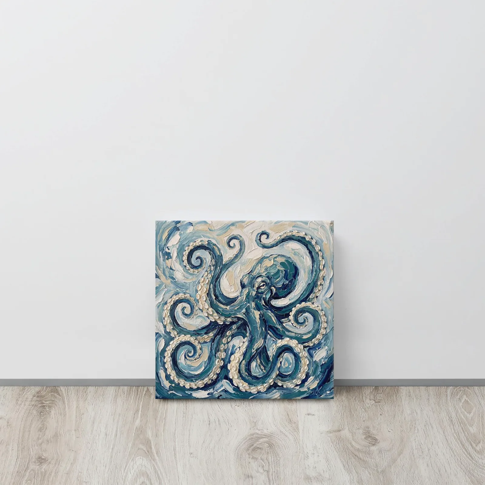 Octopus Thin Canvas: Impasto Style Wall art, photo 7