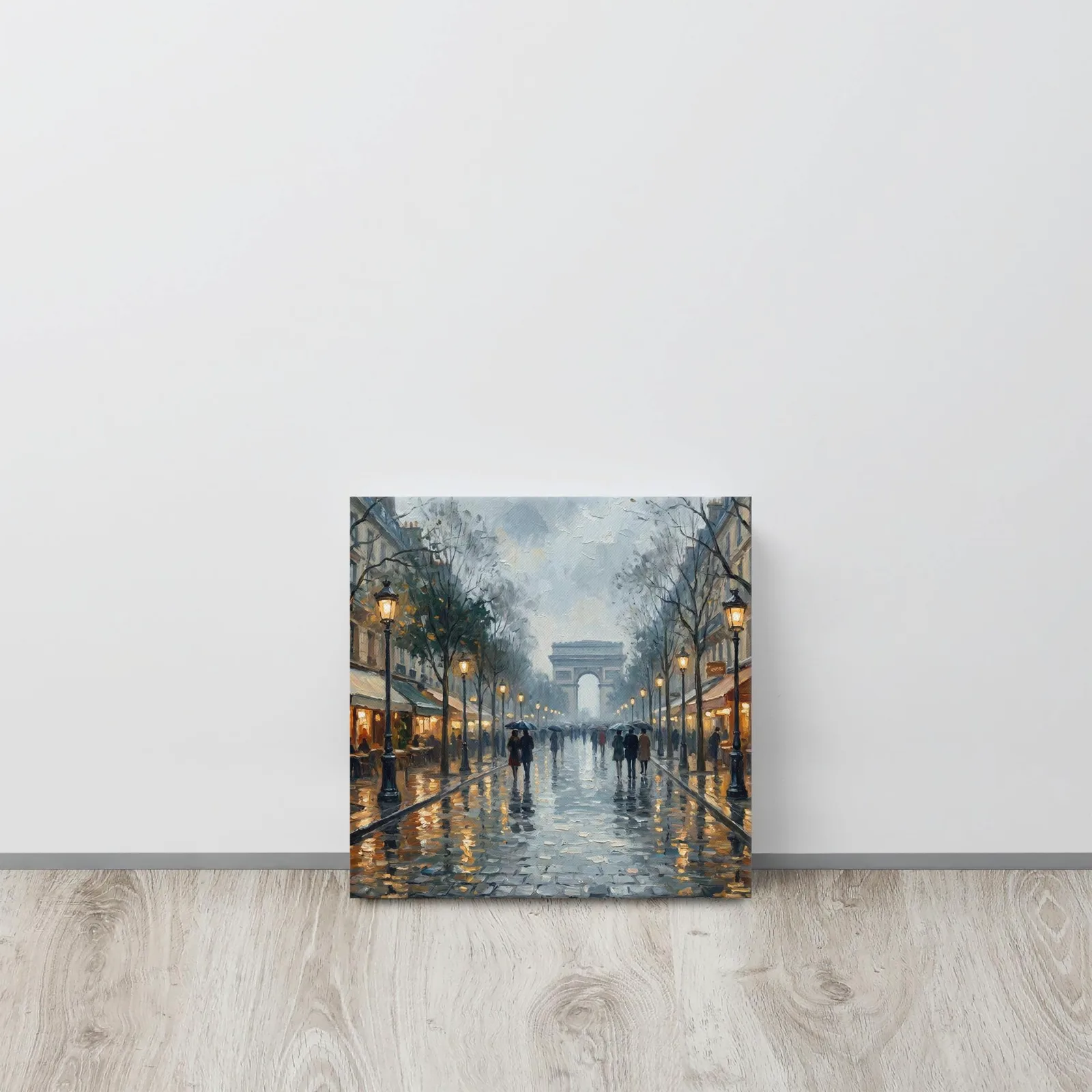 Paris Arc de Triomphe Thin Canvas: French Impressionist Style Wall Art, photo 5
