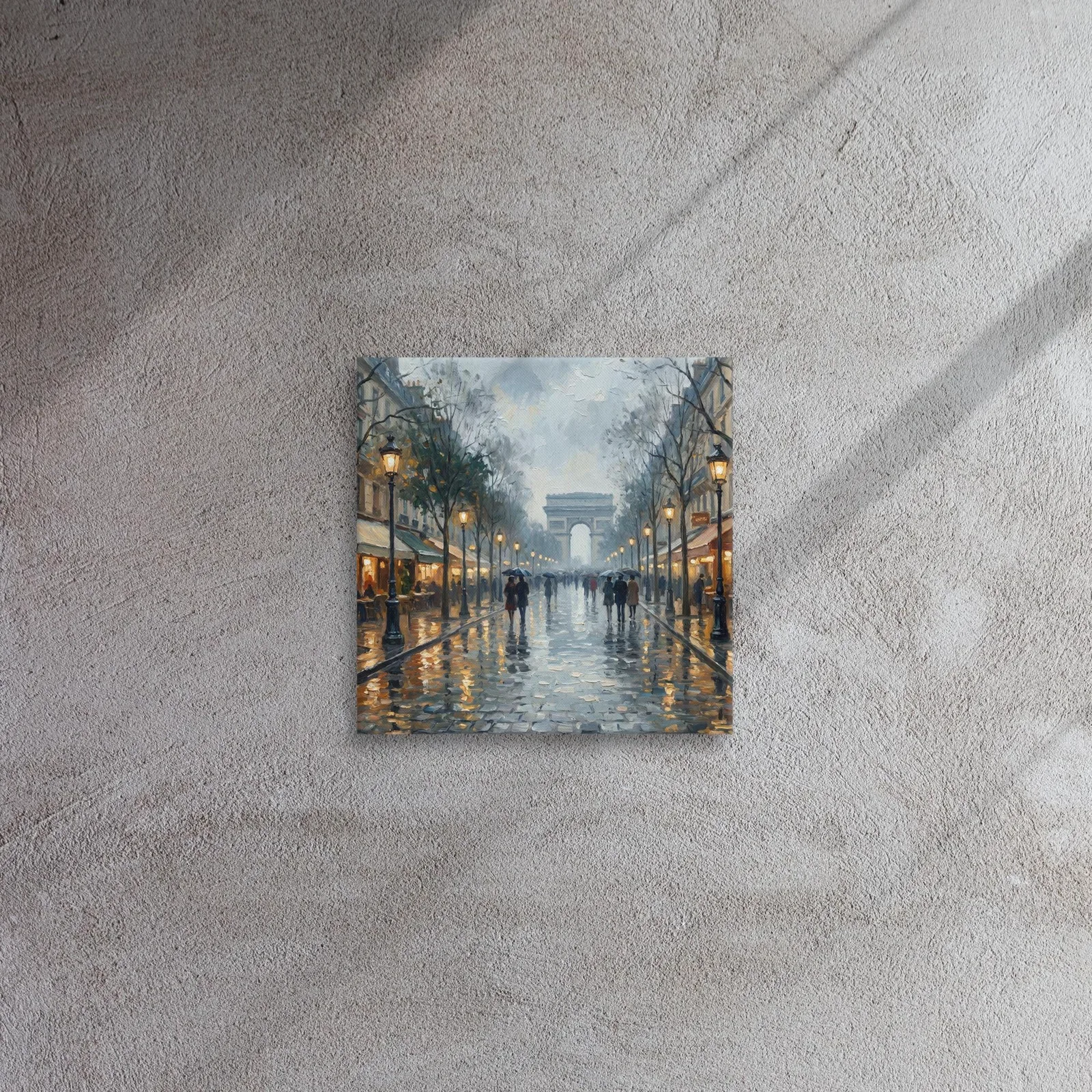 Paris Arc de Triomphe Thin Canvas: French Impressionist Style Wall Art, photo 7