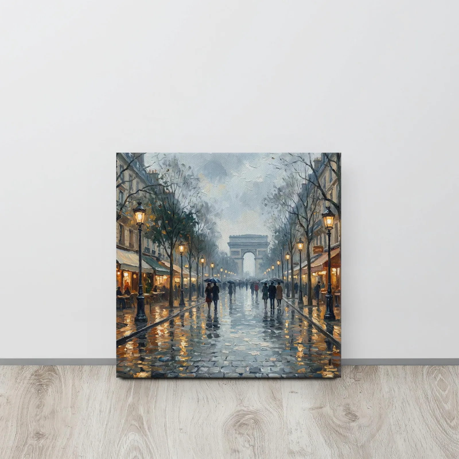 Paris Arc de Triomphe Thin Canvas: French Impressionist Style Wall Art, photo 6