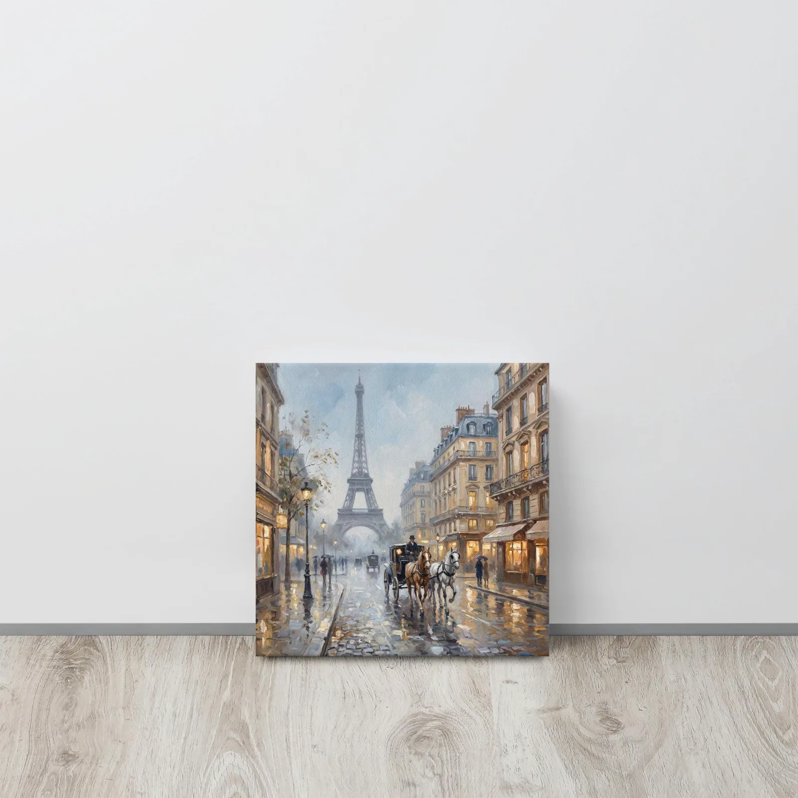 Paris Eiffel Tower Thin Canvas: French Impressionist Style Wall Art, photo 7