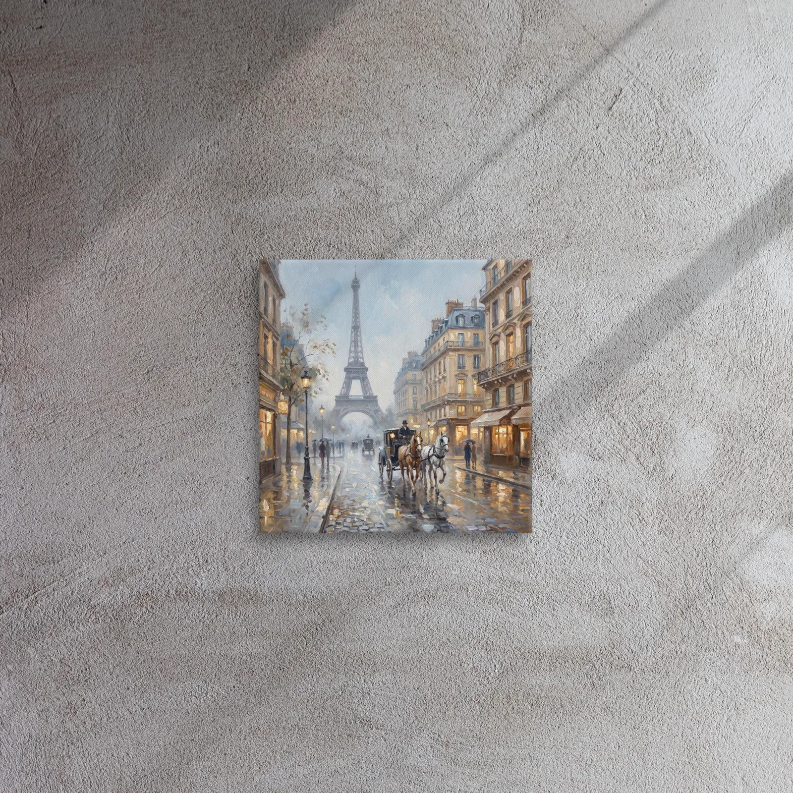 Paris Eiffel Tower Thin Canvas: French Impressionist Style Wall Art, photo 5