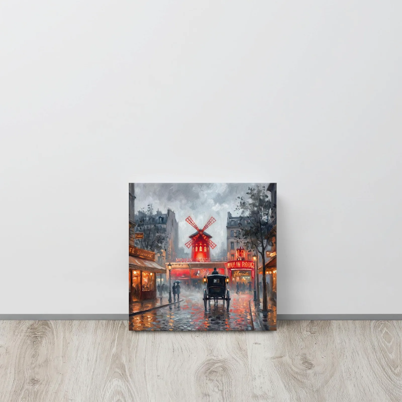 Paris Moulin Rouge Thin Canvas: Impressionist-Style Wall Art, photo 5