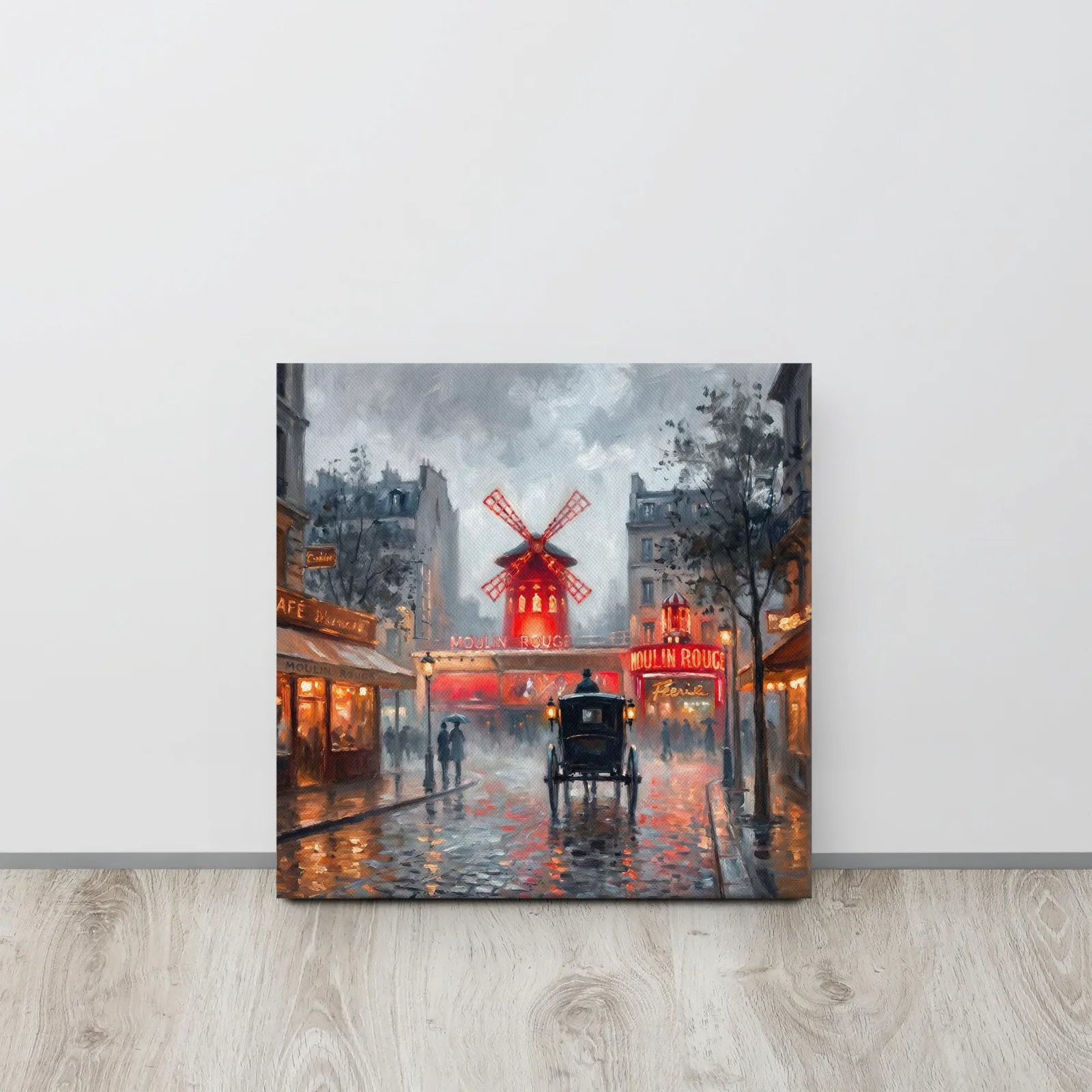 Paris Moulin Rouge Thin Canvas: Impressionist-Style Wall Art, photo 6