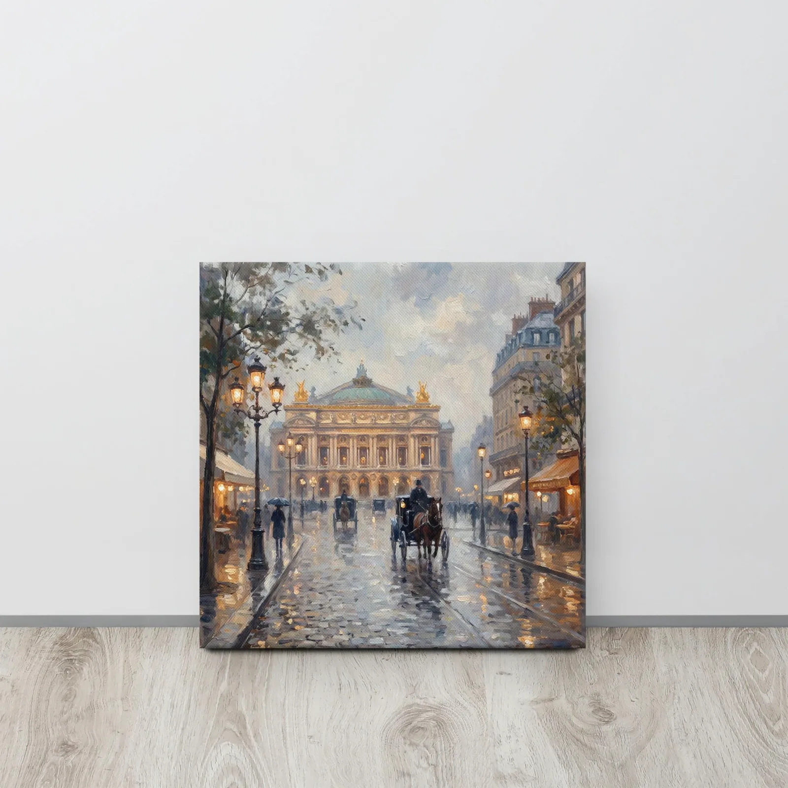 Paris Opera Garnier Thin Canvas: French Impressionist Style Wall Art, photo 8
