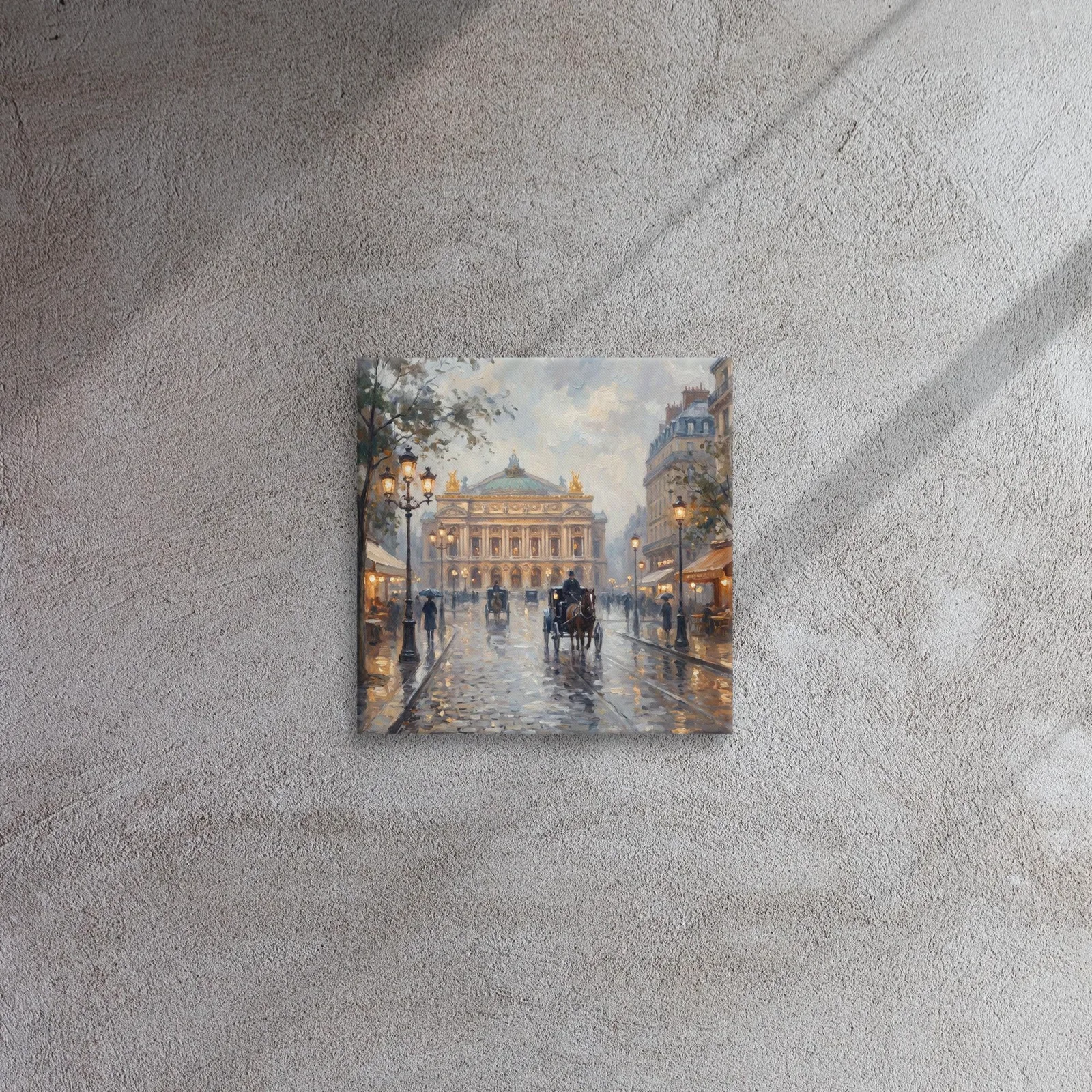 Paris Opera Garnier Thin Canvas: French Impressionist Style Wall Art, photo 5